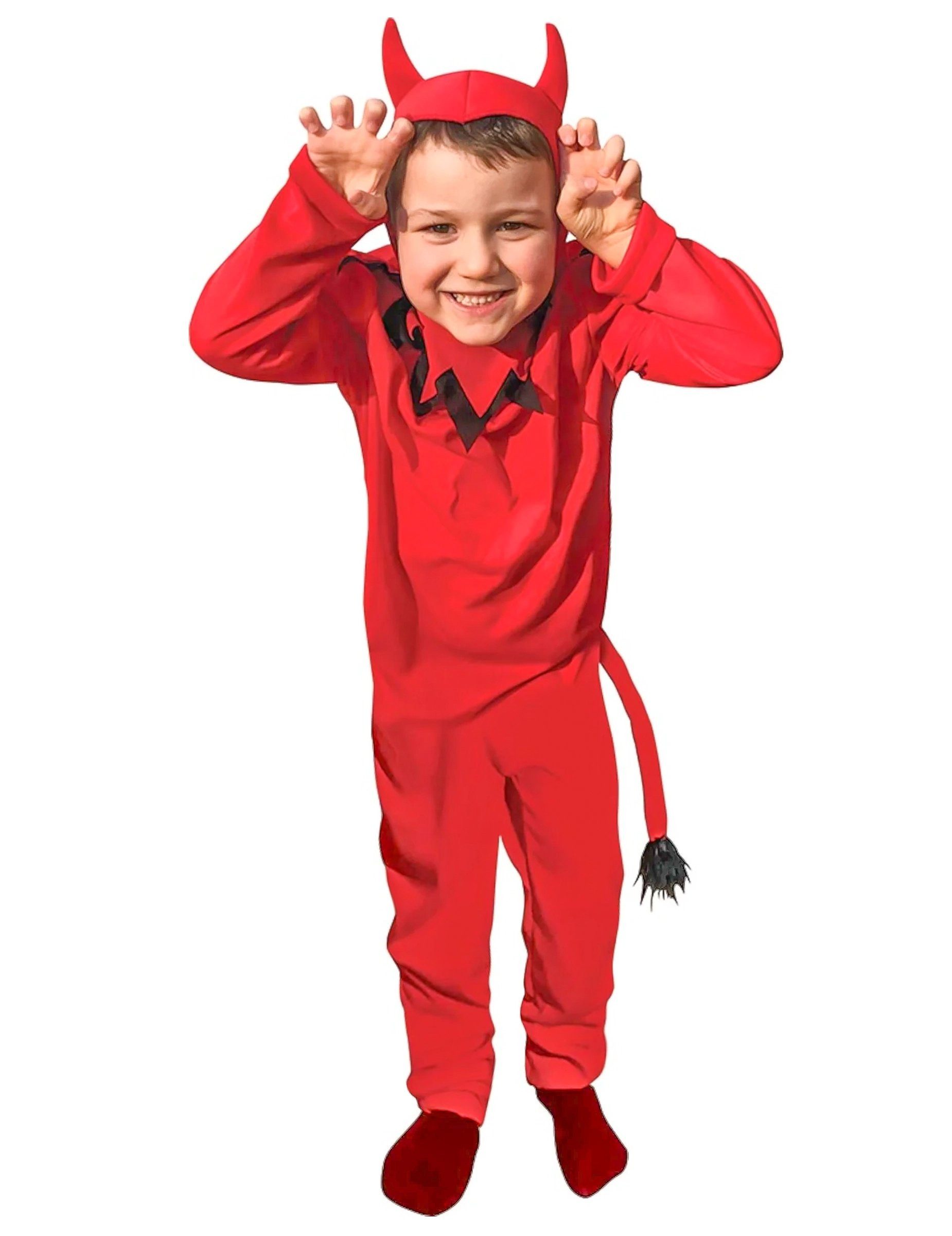 Rubie´s Kostüm Teufel-Kostüm für Kinder Halloween-Kostüm rot