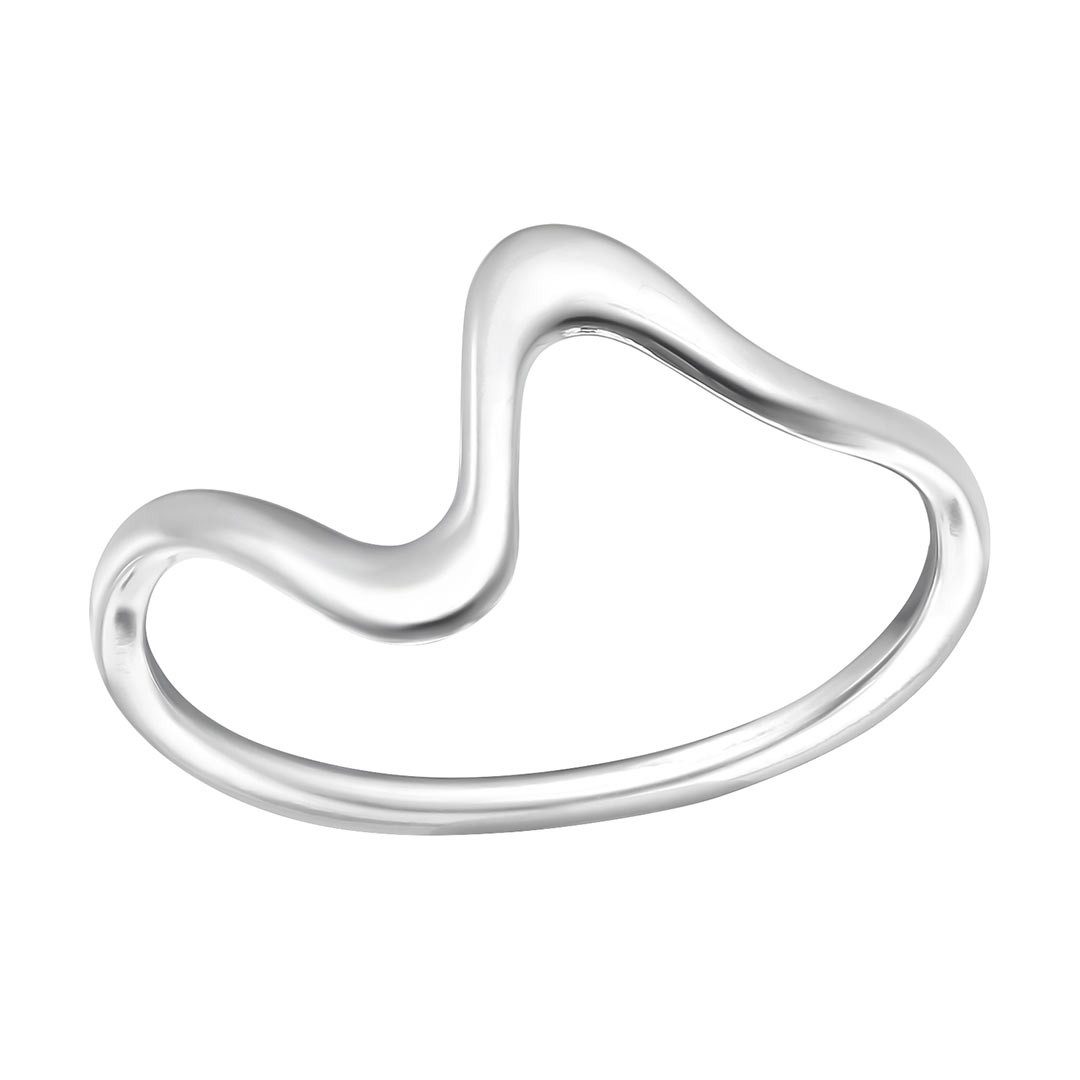 Order & Smile Schmuck Silberring Ring Welle Silber 925