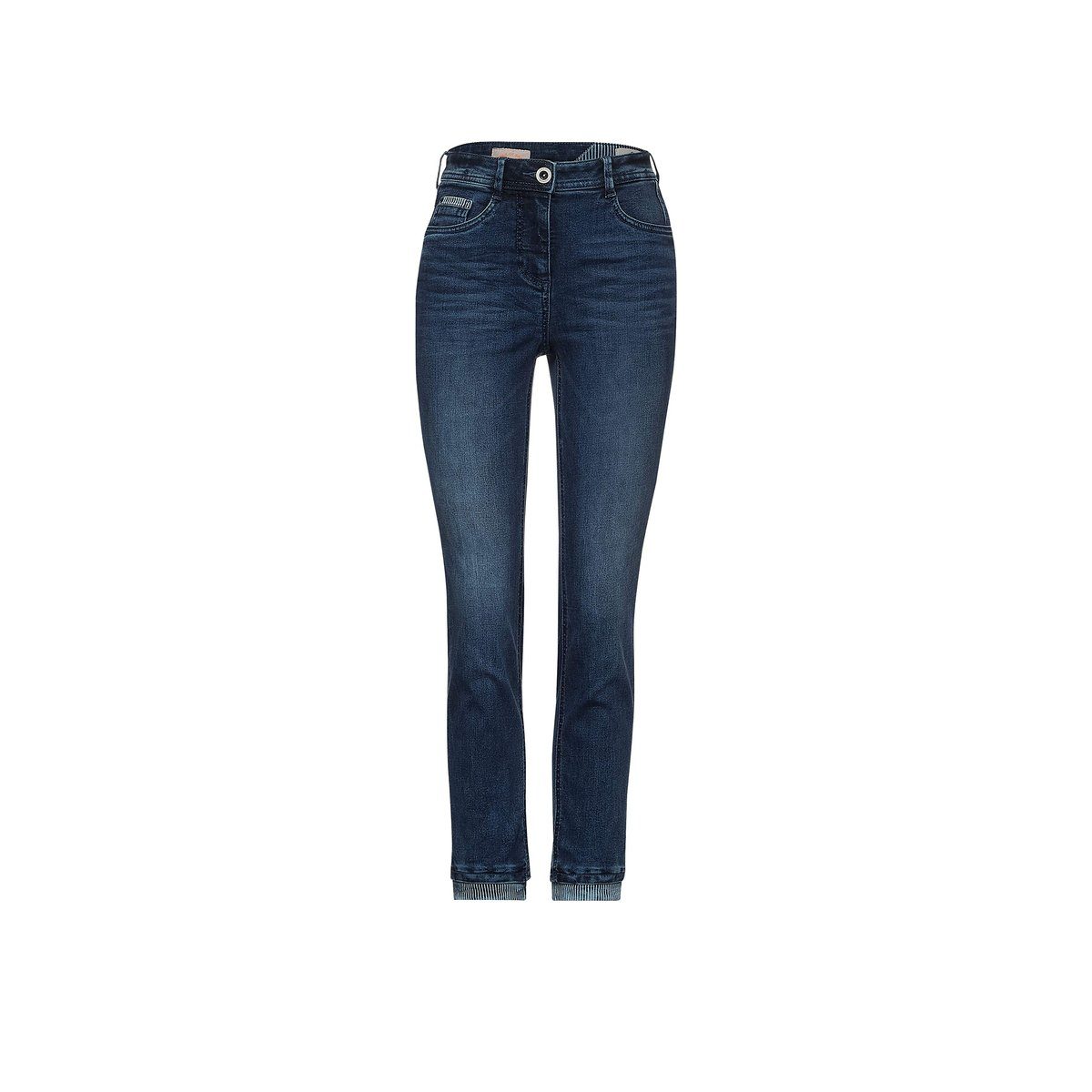 Slim-fit-Jeans blau Cecil (1-tlg)