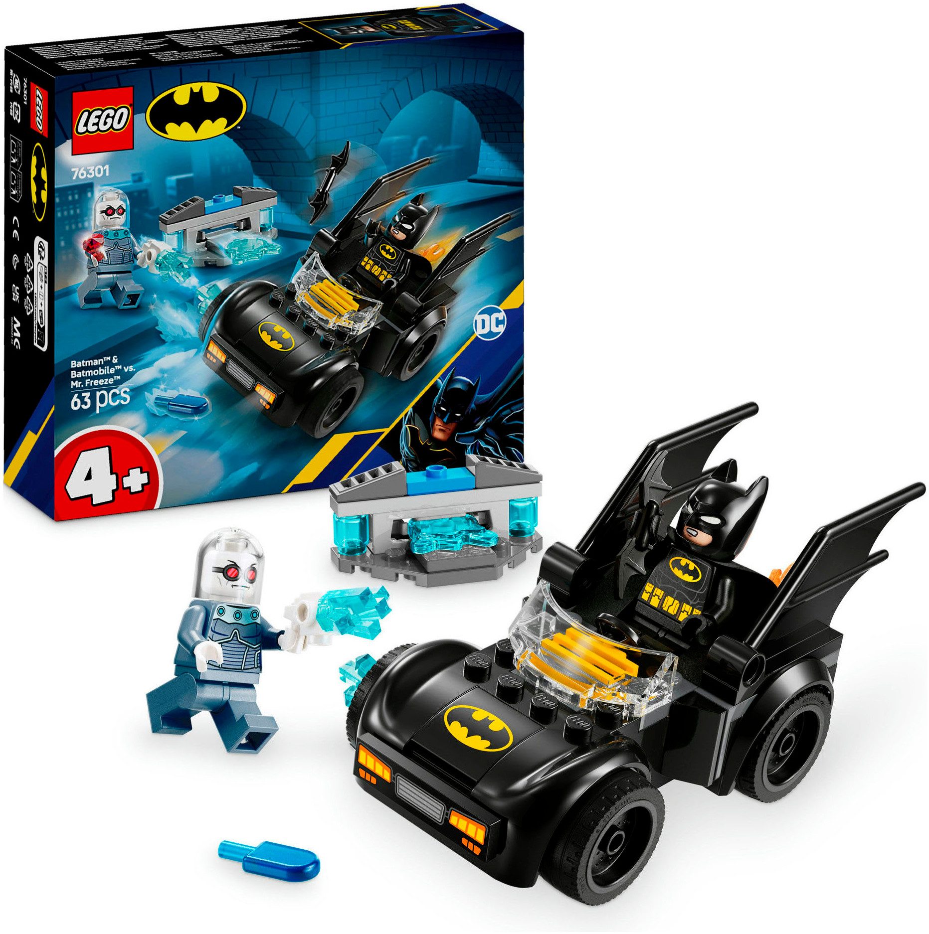 LEGO® Batman™ & Batmobil™ vs. Mr. Freeze™ (76301), LEGO Super Heroes Konstr günstig online kaufen