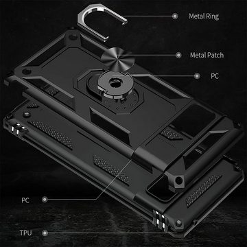 CoolGadget Handyhülle Armor Shield Case für Google Pixel 6 6,4 Zoll, Outdoor Cover Magnet Ringhalterung Handy Hülle für Pixel 6