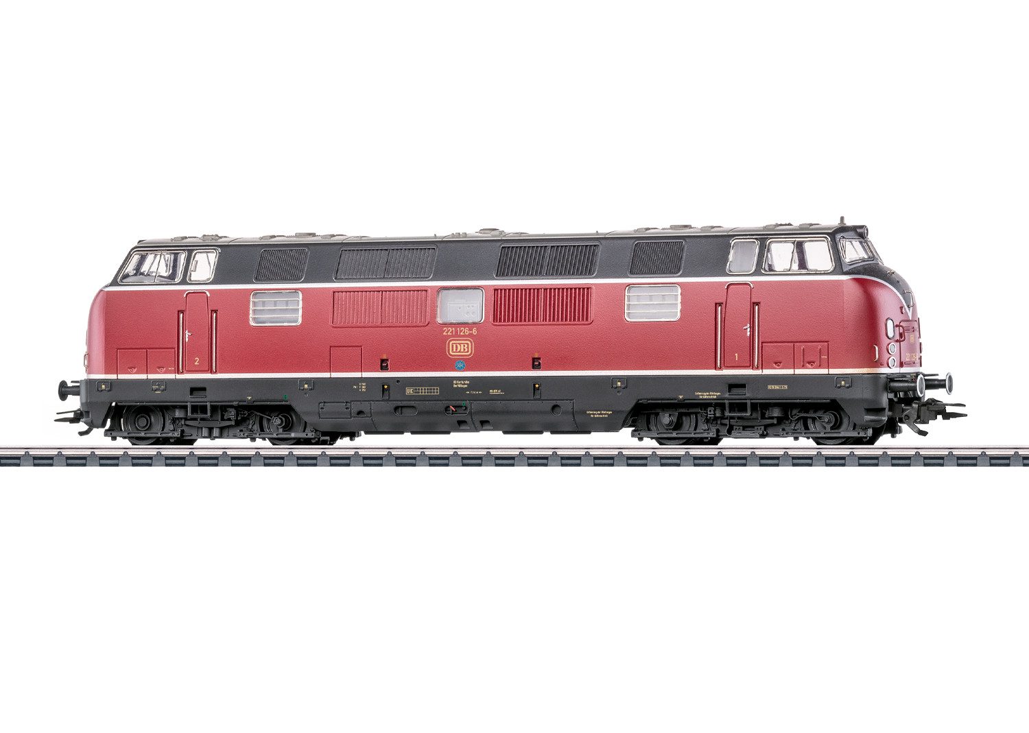 Märklin Diesellokomotive Diesellok BR 221 DB - 37825, Spur H0, mit Licht- und Geräuschfunktionen