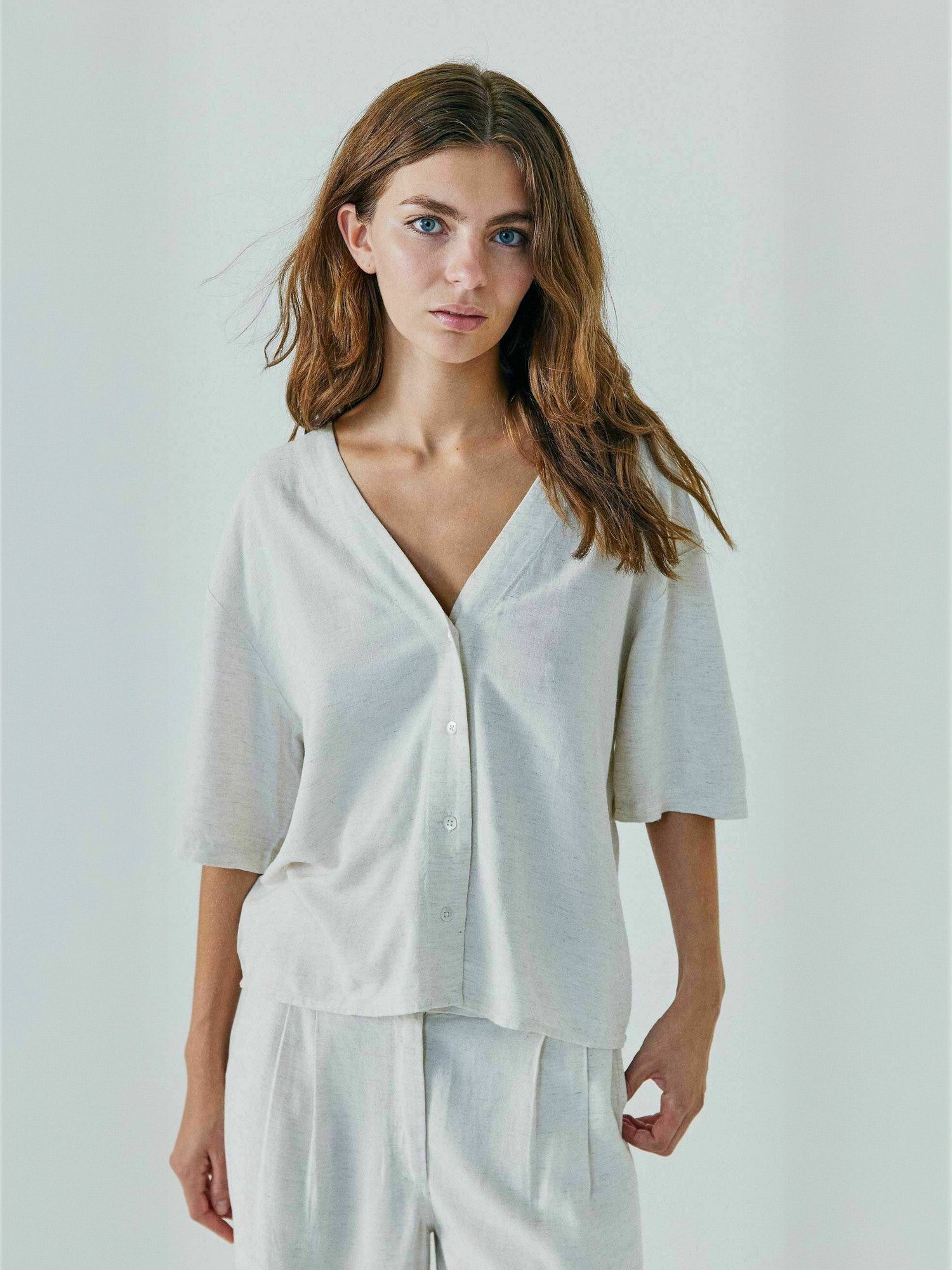 NORR Hemdbluse NORR Shirt Linne