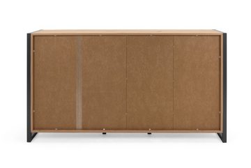 Finori Sideboard Sideboard "Farina", Artisan Oak / Anthrazit
