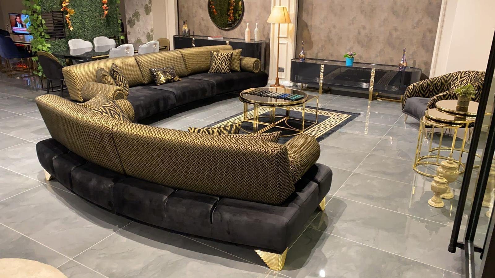 in Wohnzimmer Luxus Sofas Sofa Made Stoff JVmoebel Sofa Couch Europe 260cm, Dreisitzer