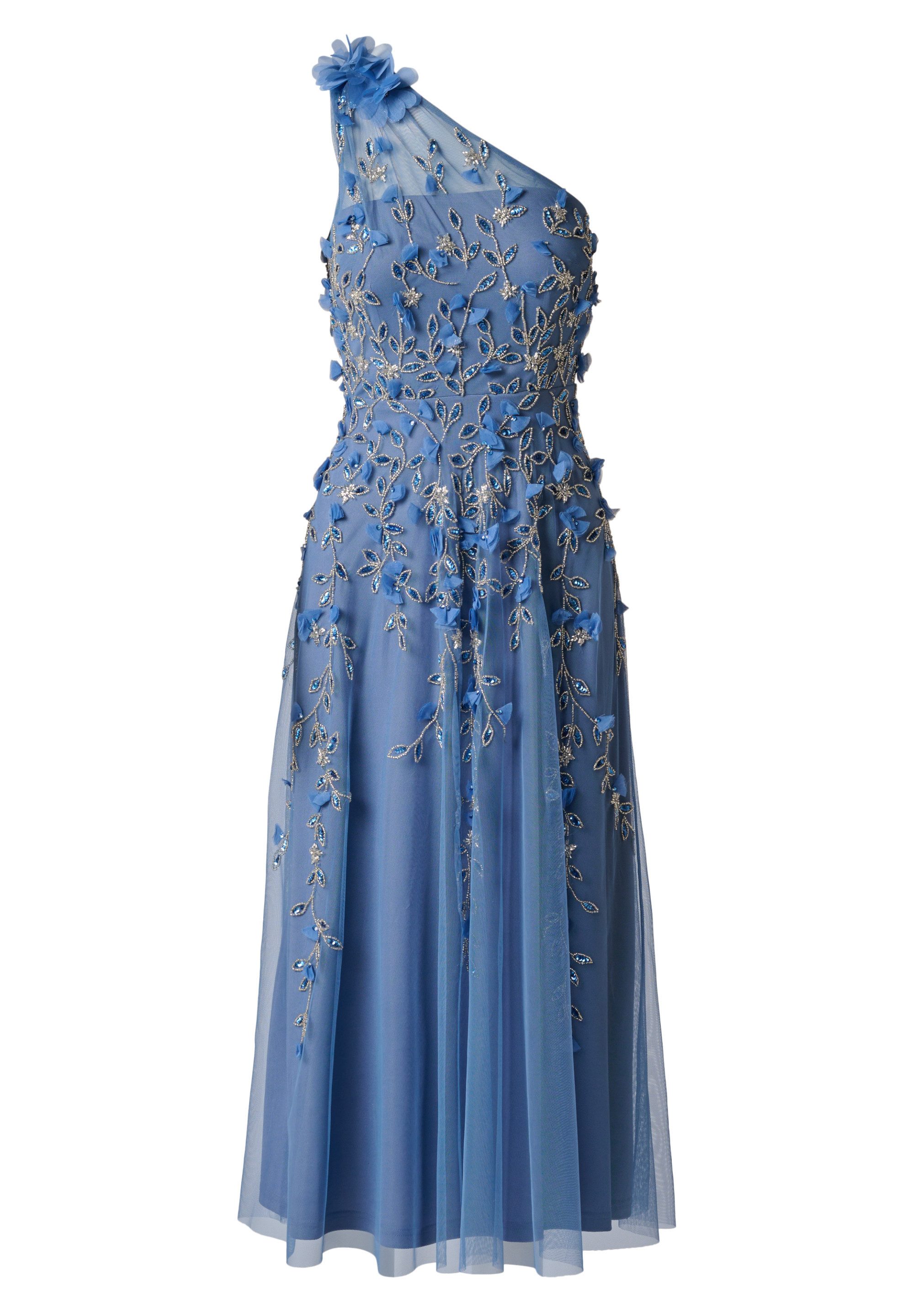 Adrianna Papell Abendkleid Petite One Shoulder Bead Dress Eine romantische, günstig online kaufen