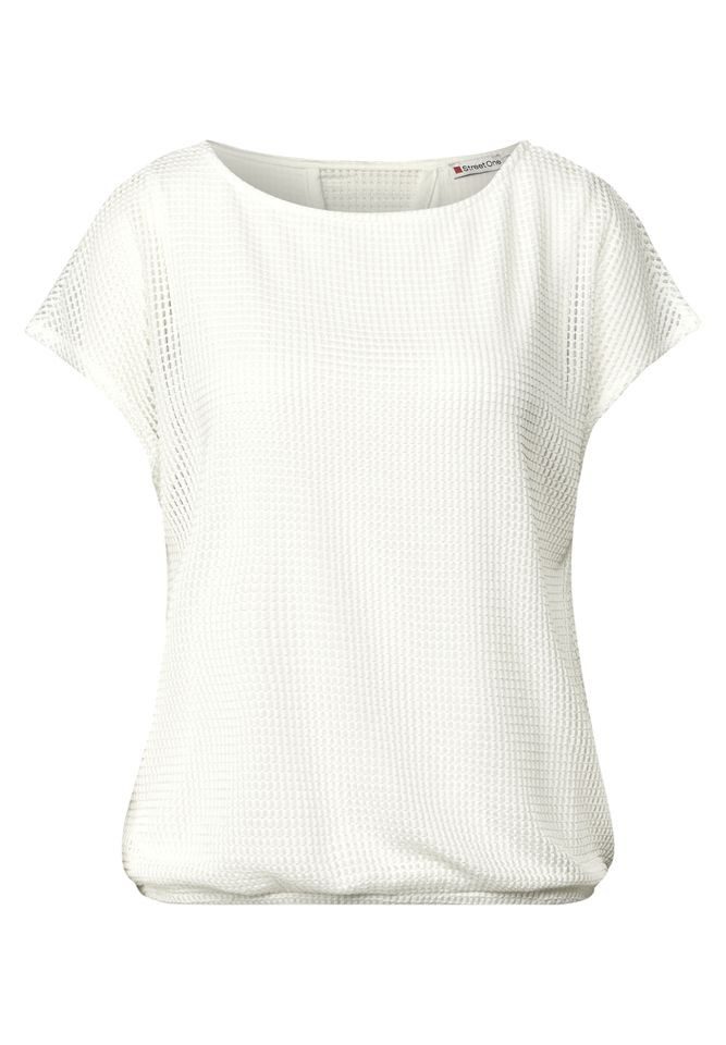 STREET ONE Kurzarmbluse - Sommershirt mit günstig online kaufen