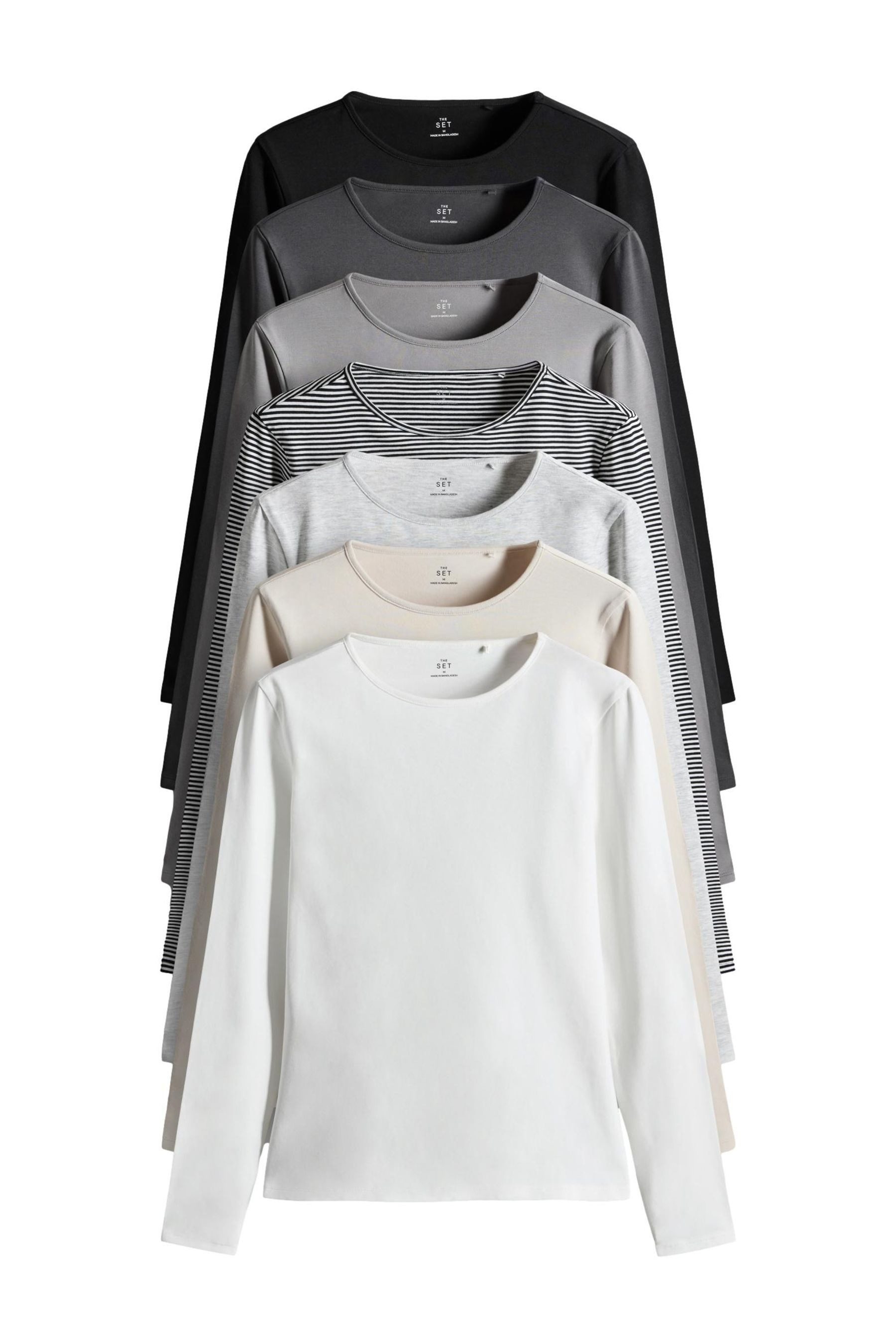 The Set Langarmshirt The Set Langarmshirts günstig online kaufen