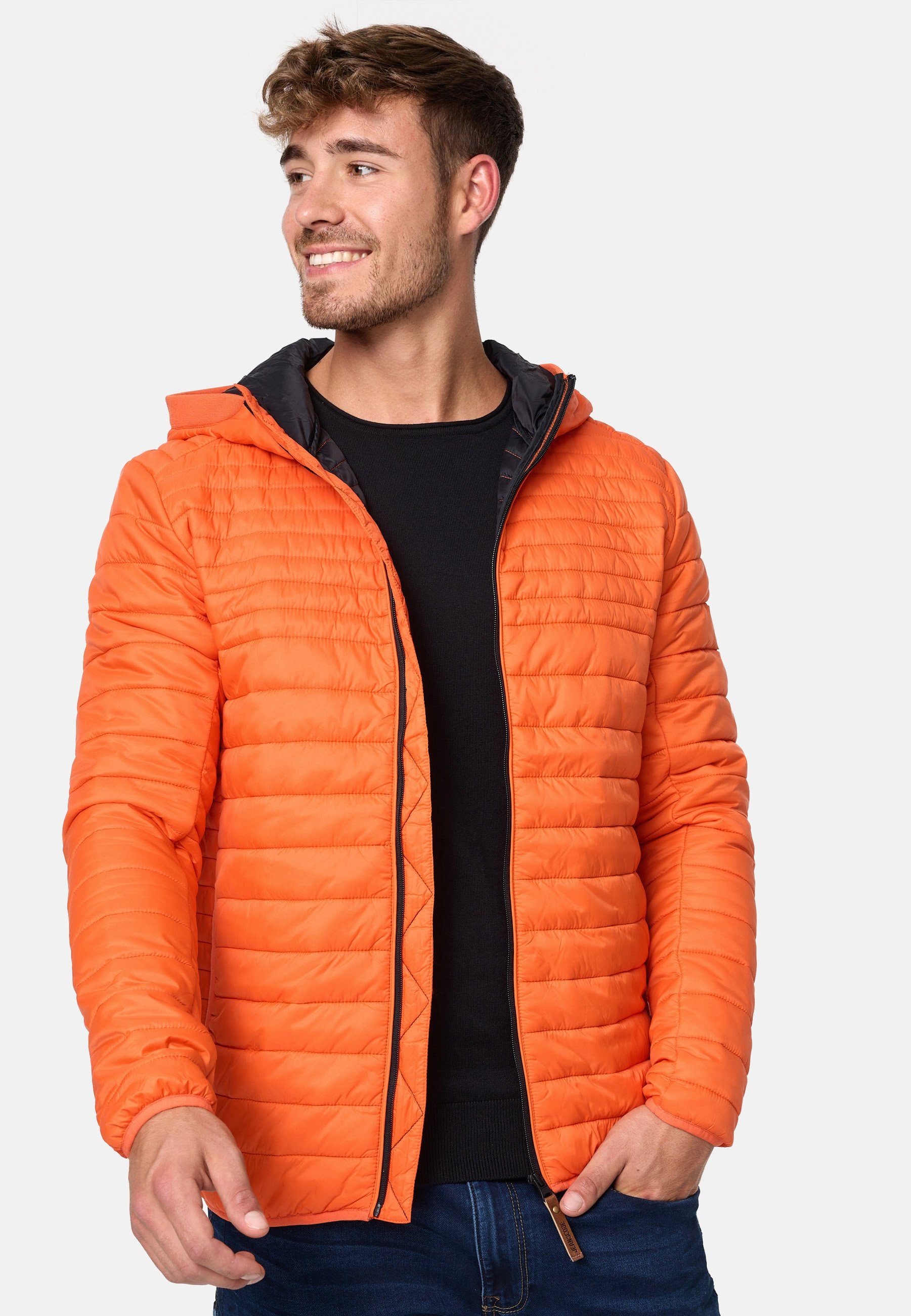 Indicode Steppjacke Bowers Orangeade