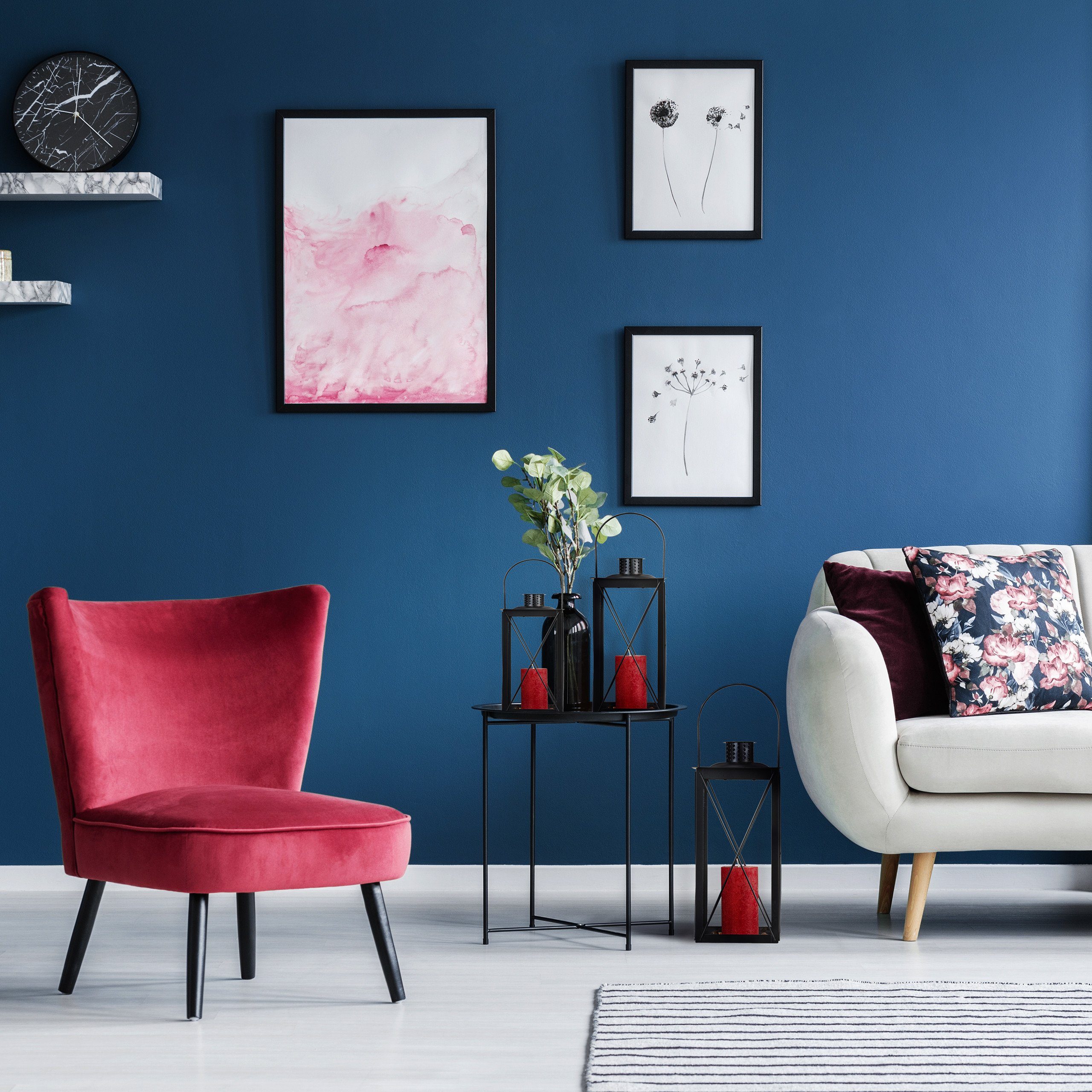 relaxdays Kerzenlaterne Schwarze Laternen im 3er günstig online kaufen