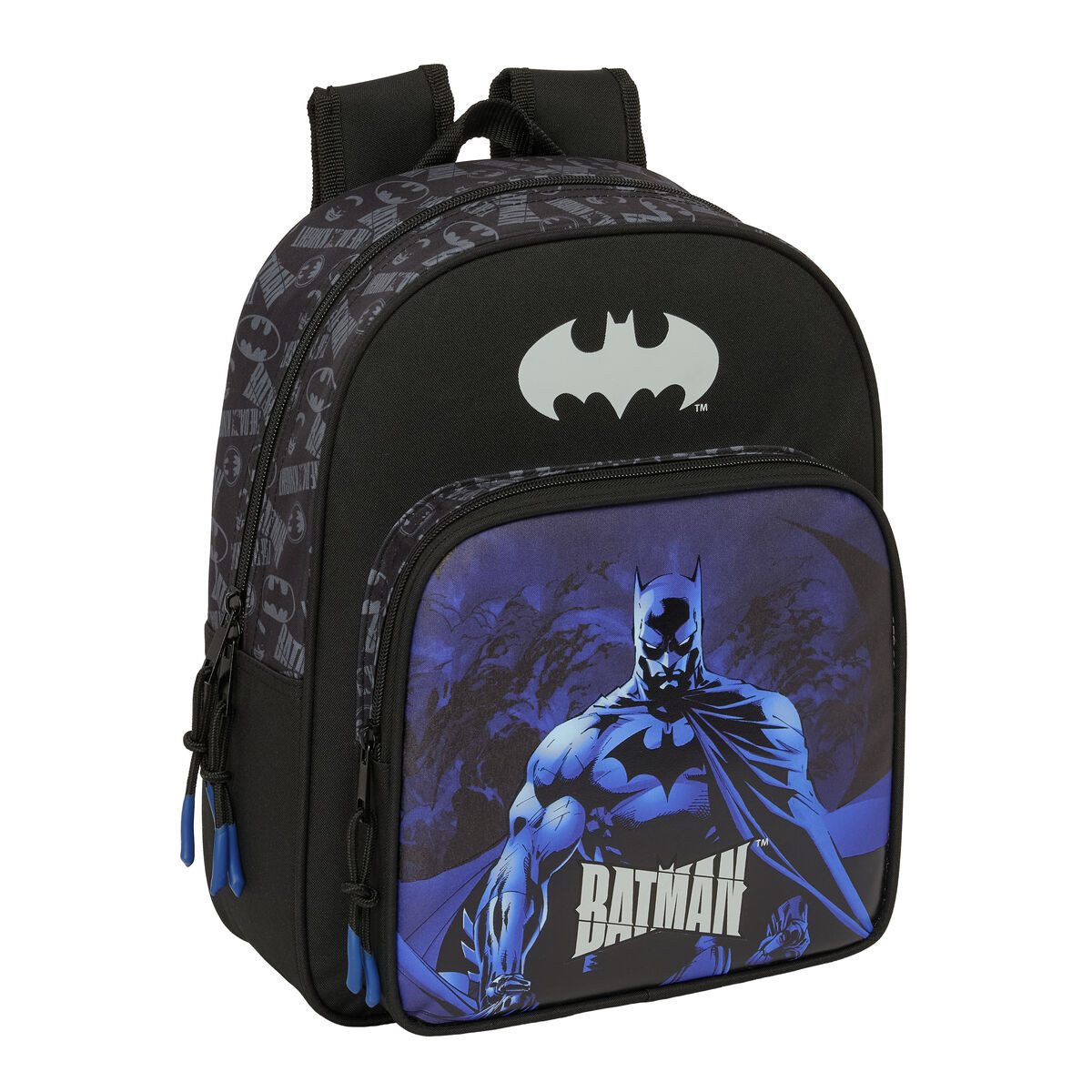 Batman Rucksack 27 x 33 x 10 cm Kinder Rucksack Batman Schwarz 27x33x10 cm