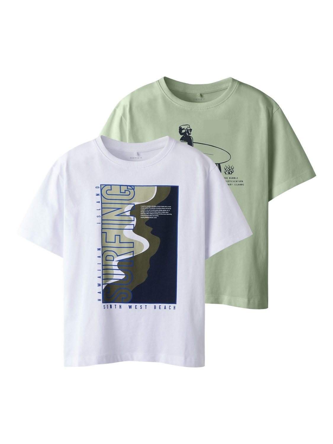 T-Shirt T-Shirt HANSY Kurzarmshirt 2er Pack