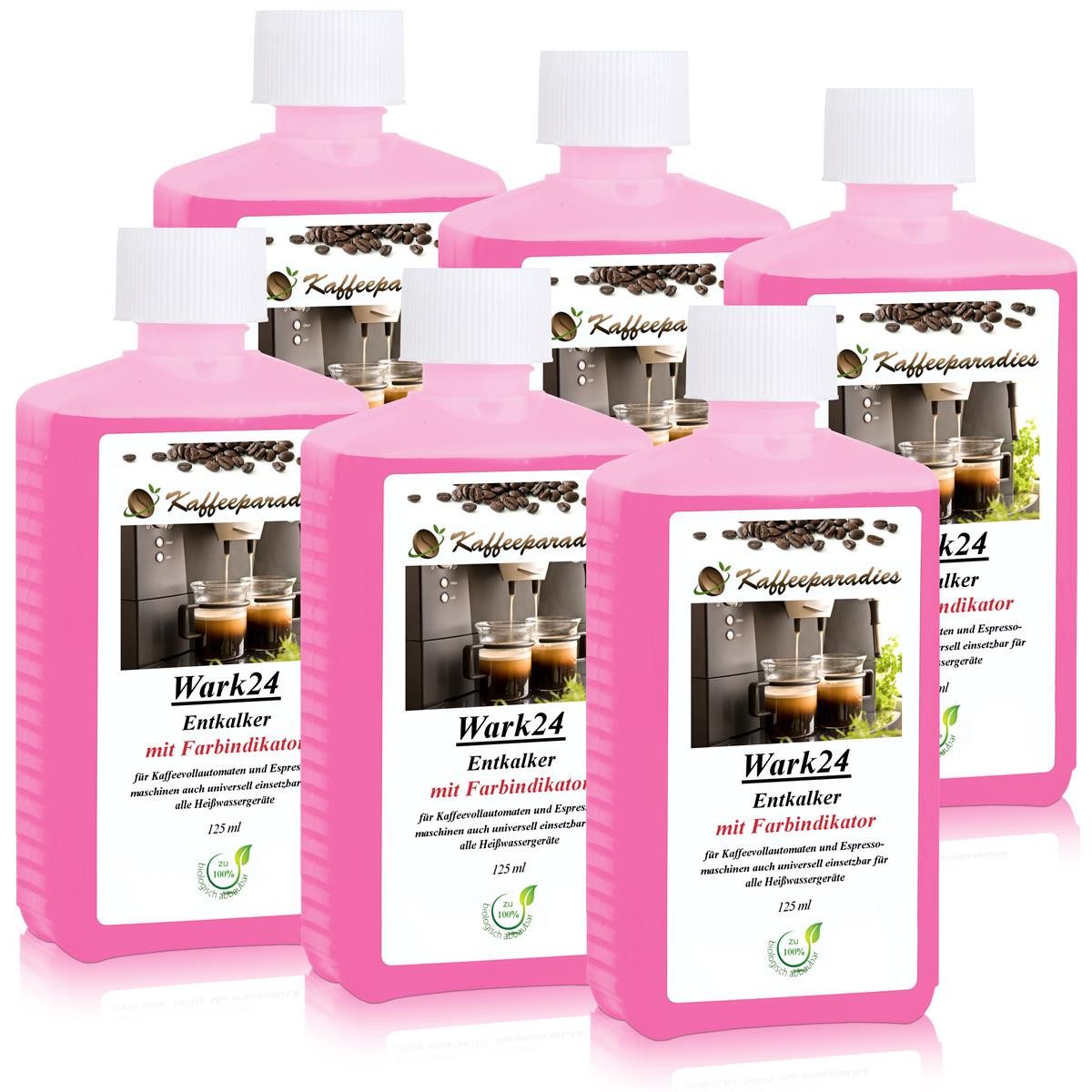 Wark24 Wark24 Universal Entkalker 125ml für Kaffeevollautomaten, Universal (6 Entkalker