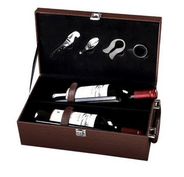 BAYLI Geschenkbox 2 x Sommelier-Set in edler Geschenkbox für 2 Weinflaschen, Weinbox