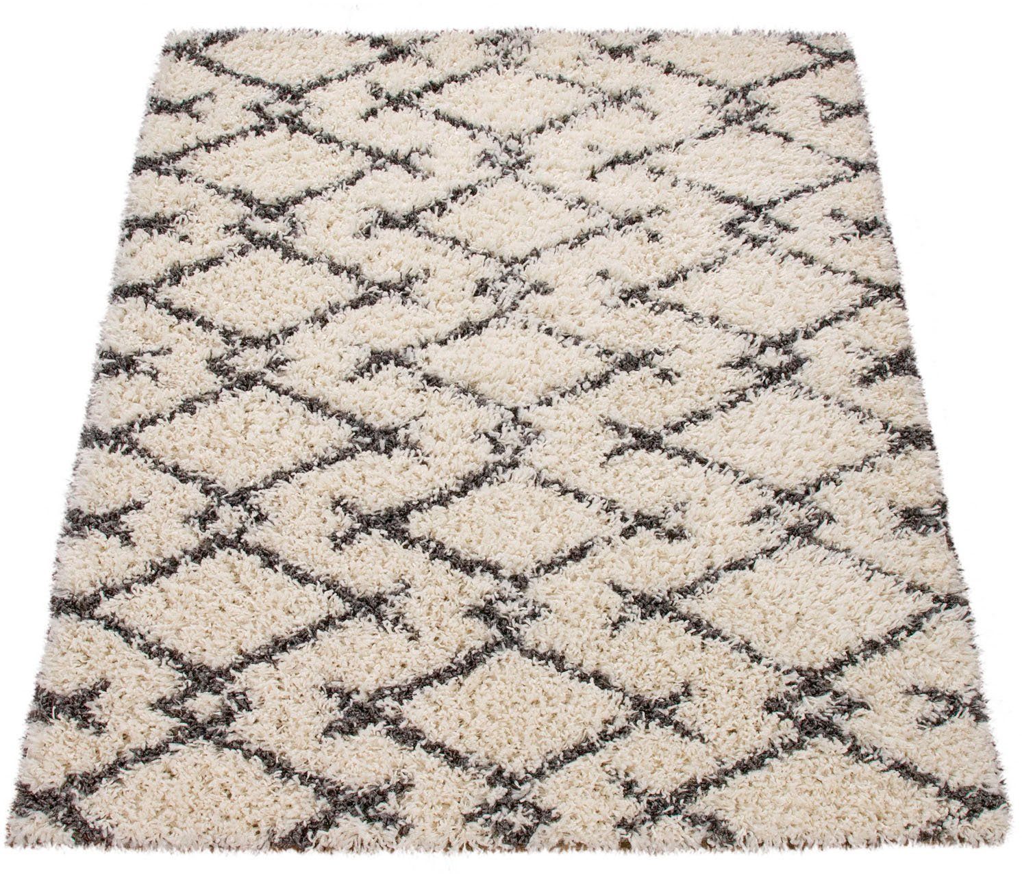 Paco Home Hochflor-Teppich Kalmar 451, rechteckig, günstig online kaufen