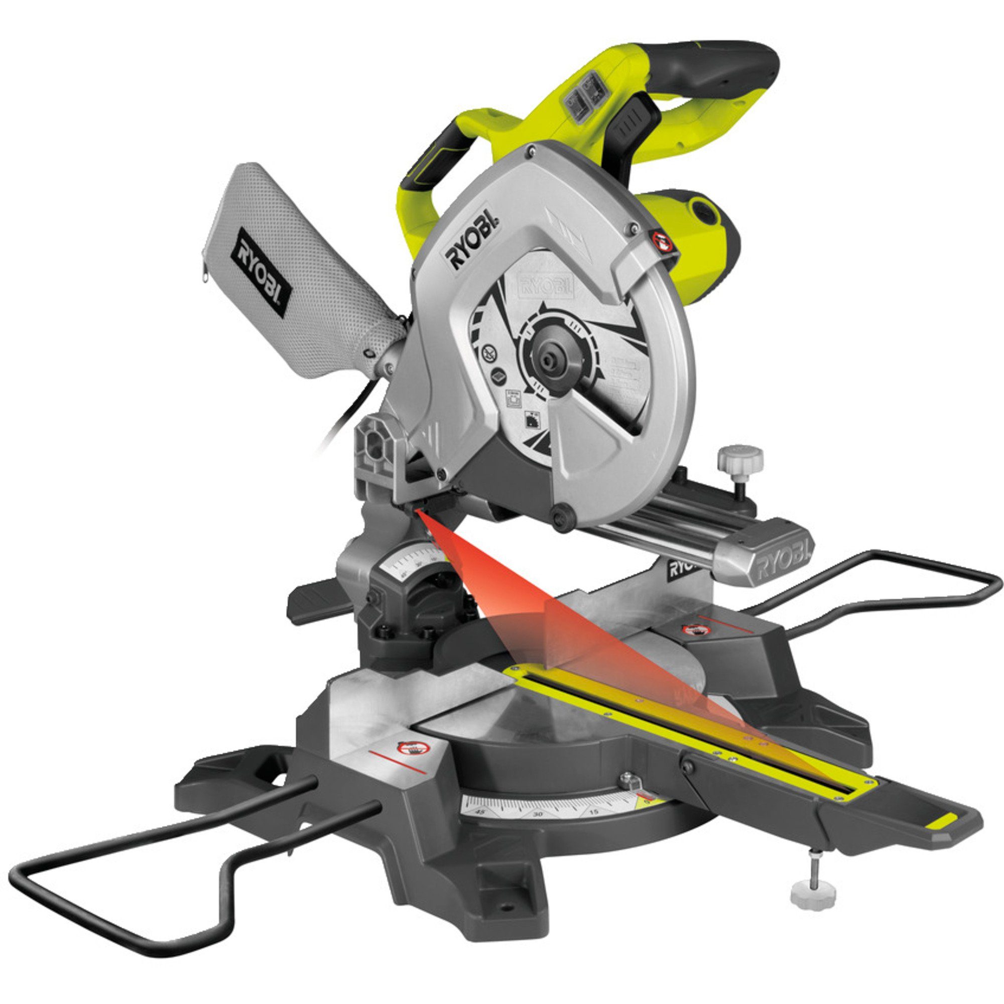 Ryobi Gehrungssäge Ryobi Kapp-und Gehrungssäge EMS254L, (2.000 Watt)