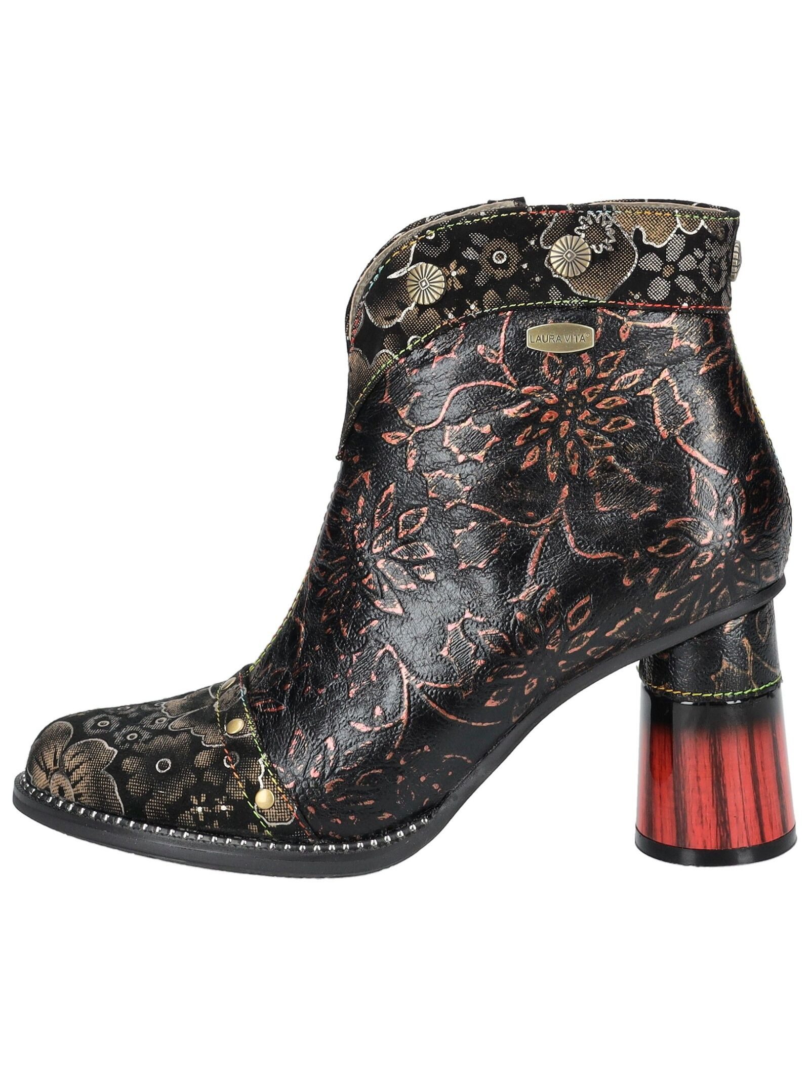 LAURA VITA LAURA VITA Stiefelette Leder/Textil High-Heel-Stiefelette