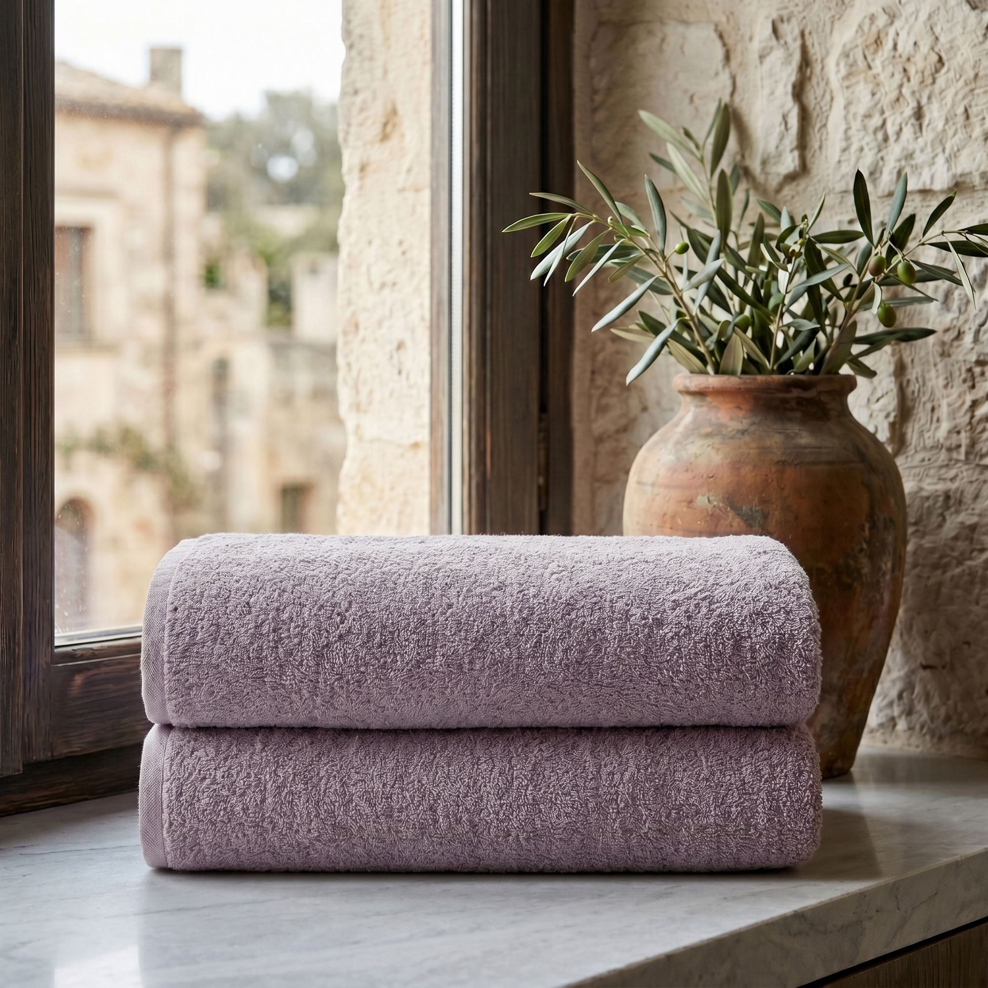 L'Essentiel Maison Badetücher Whitney, Walkfrottier (Set, 2-St), 2-teiliges Set, 100 % Baumwolle, 380 g/m², 70 x 140 cm