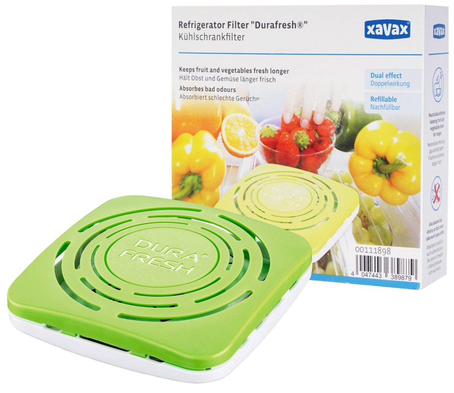 [Im Angebot zum niedrigsten Online-Preis] Xavax Geruchsfilter Universal Gerüche, Geruchs-Filter Aktivkohle Kühlschrank-Filter Durafresh, gegen Kühlschränke für alle schlechte