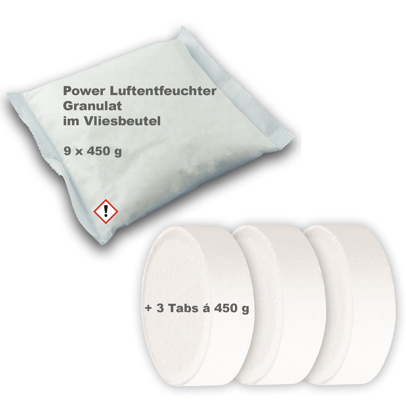 BlueCraft Luftentfeuchter-Nachfüllpack 9x 450 g Entfeuchter günstig online kaufen