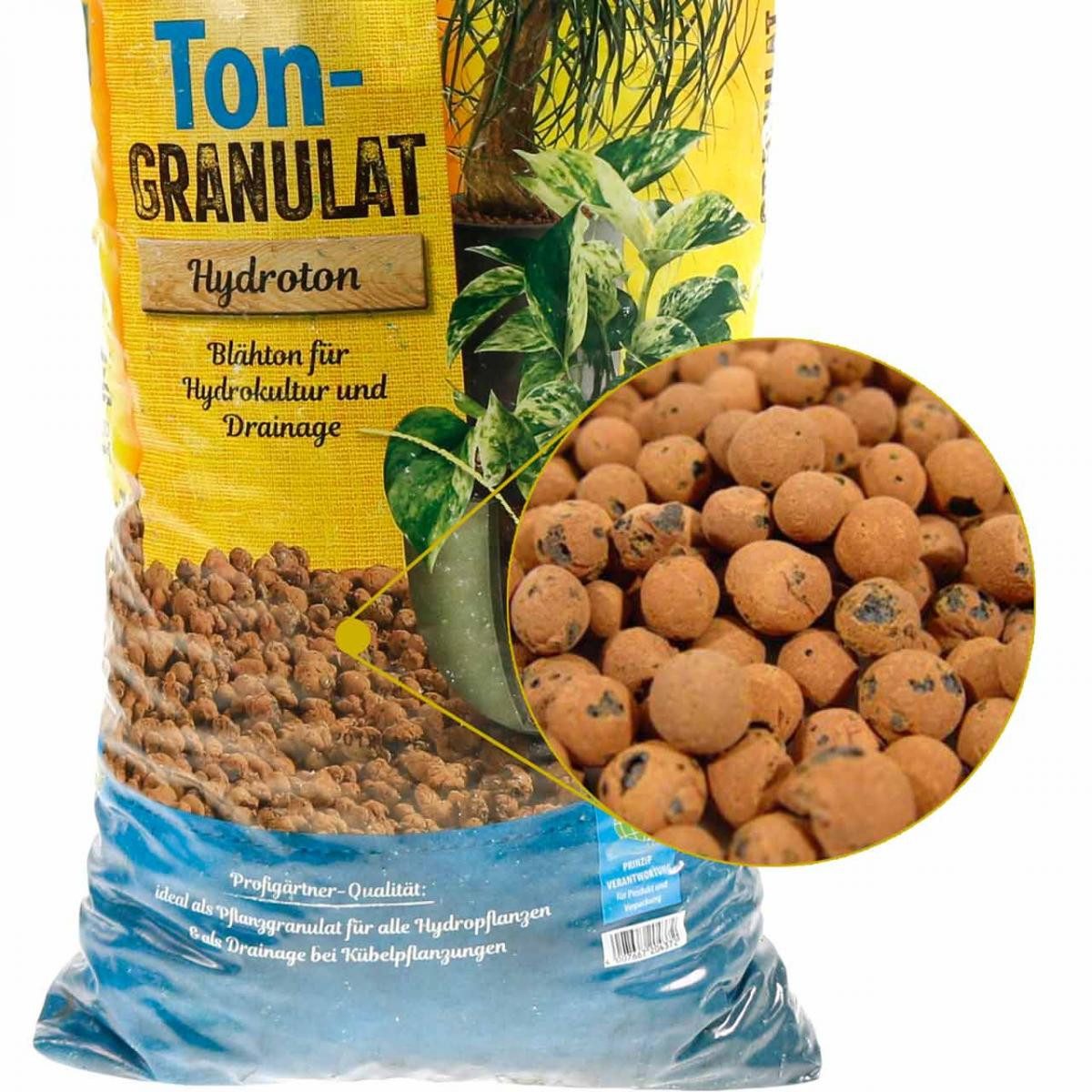 Thumbnail - frux® Blumenerde Frux Ton-Granulat Hydroton Blähton Pflanzgranulat 18L - Ideal für