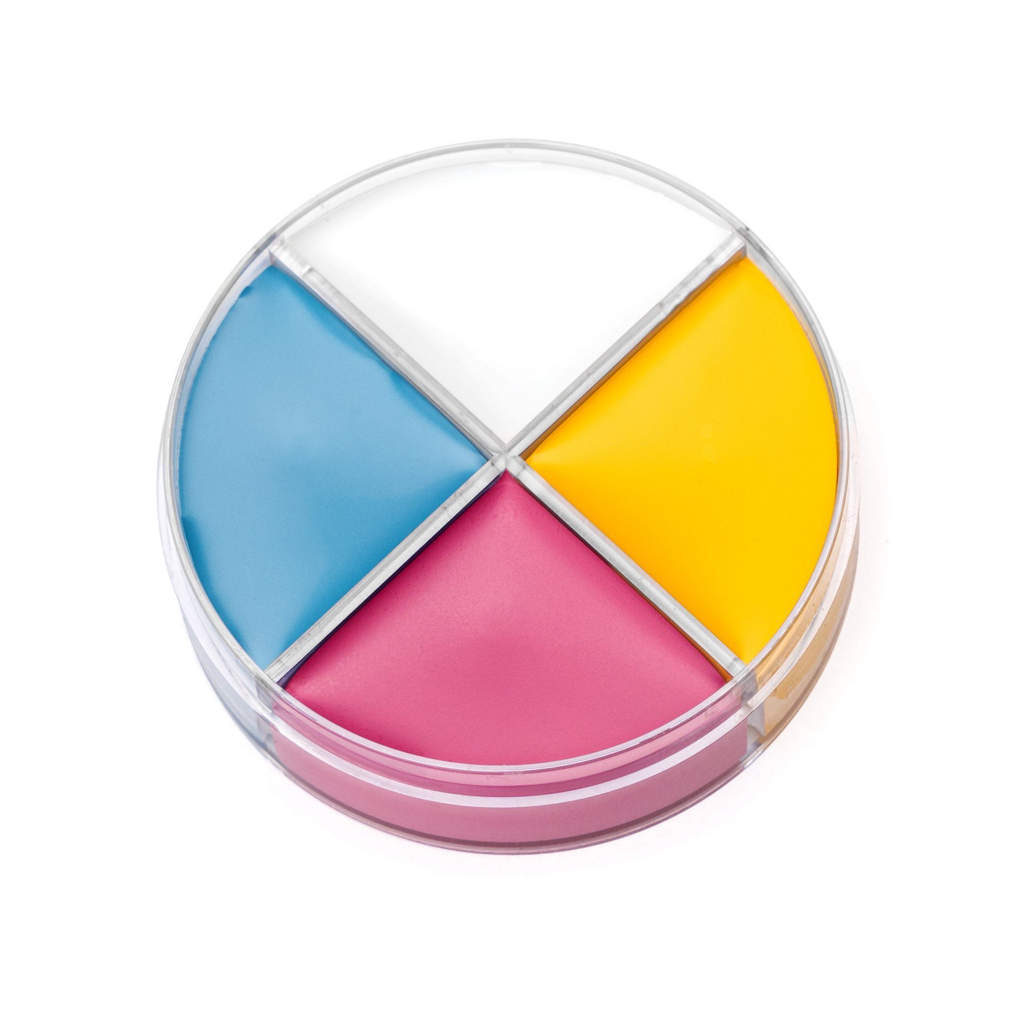 Kryolan GmbH Theaterschminke 4 Farben Schminke Make up 15 ml Karneval Fasching, Voll deckende Cremeschminke auf Wachsbasis für Schmetterling, Fee, Pr