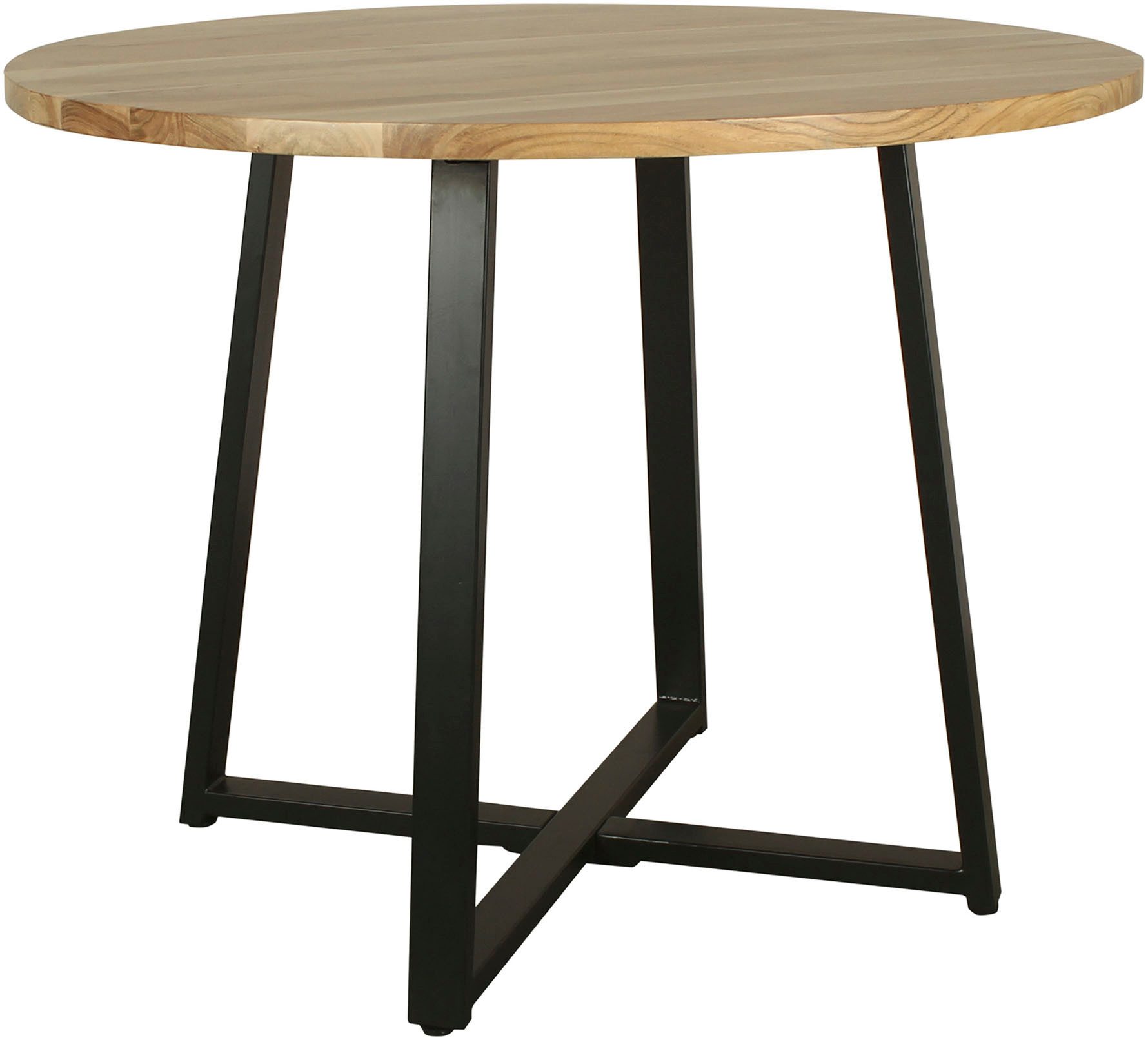 byLIVING Esstisch Arrow (1-St), mit 2,5cm starker, runder Massivholz Tischplatte, D 100, H 77 cm