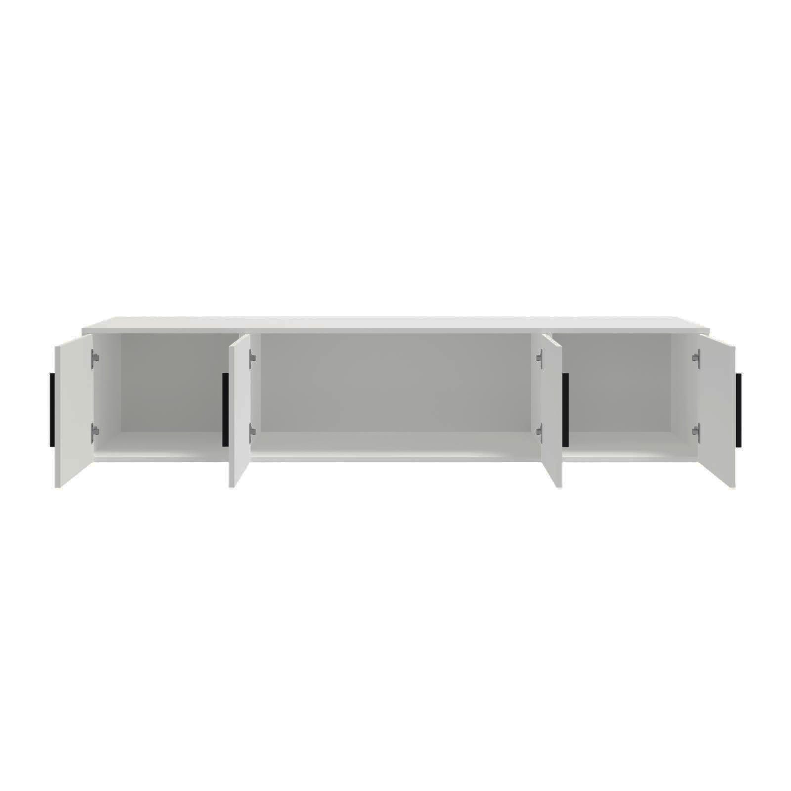 HAUSELEMENT Aufsatzschrank MAXIONE MX-06 4 Türen Schrankaufsatz 200 cm Schrank Modern