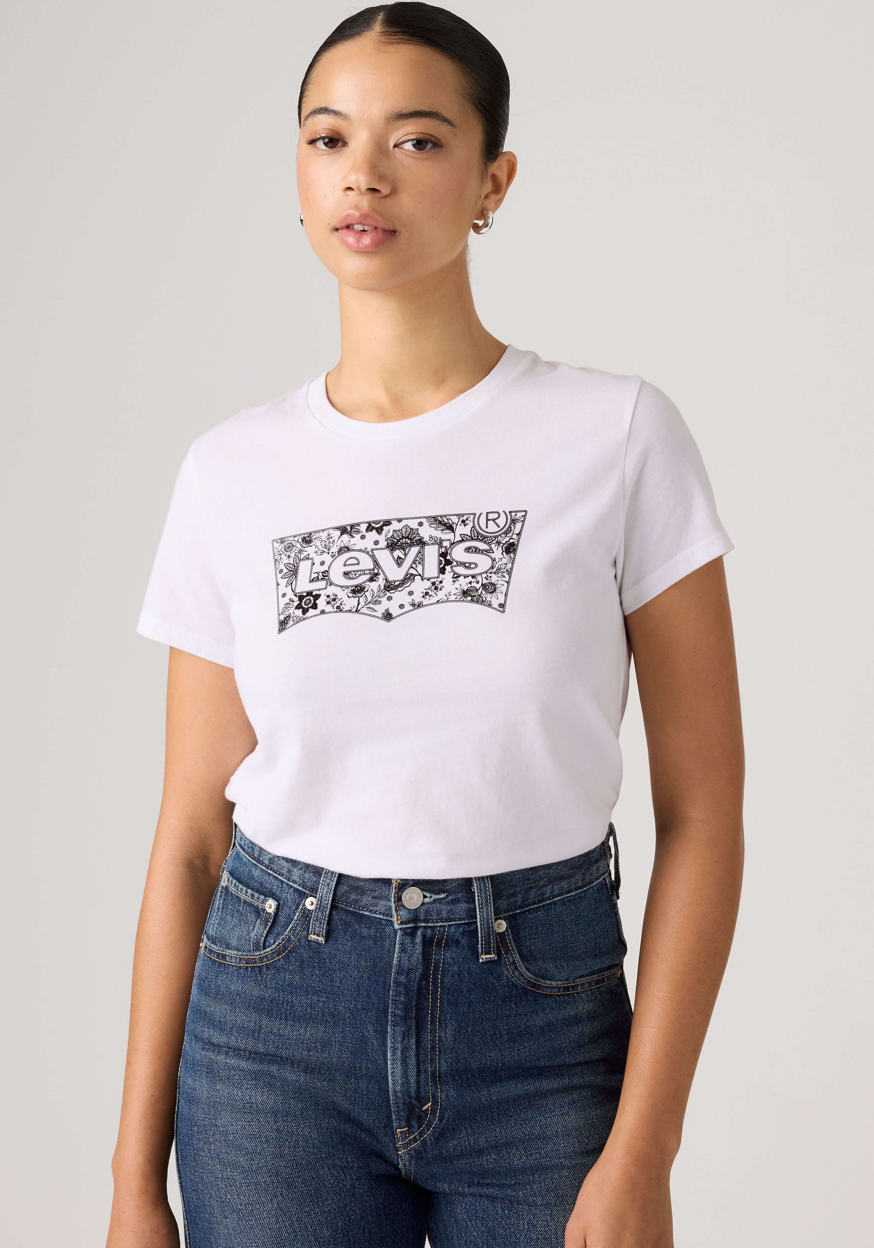 Levi's® T-Shirt LSE THE PERFECT TEE mit Logodruck