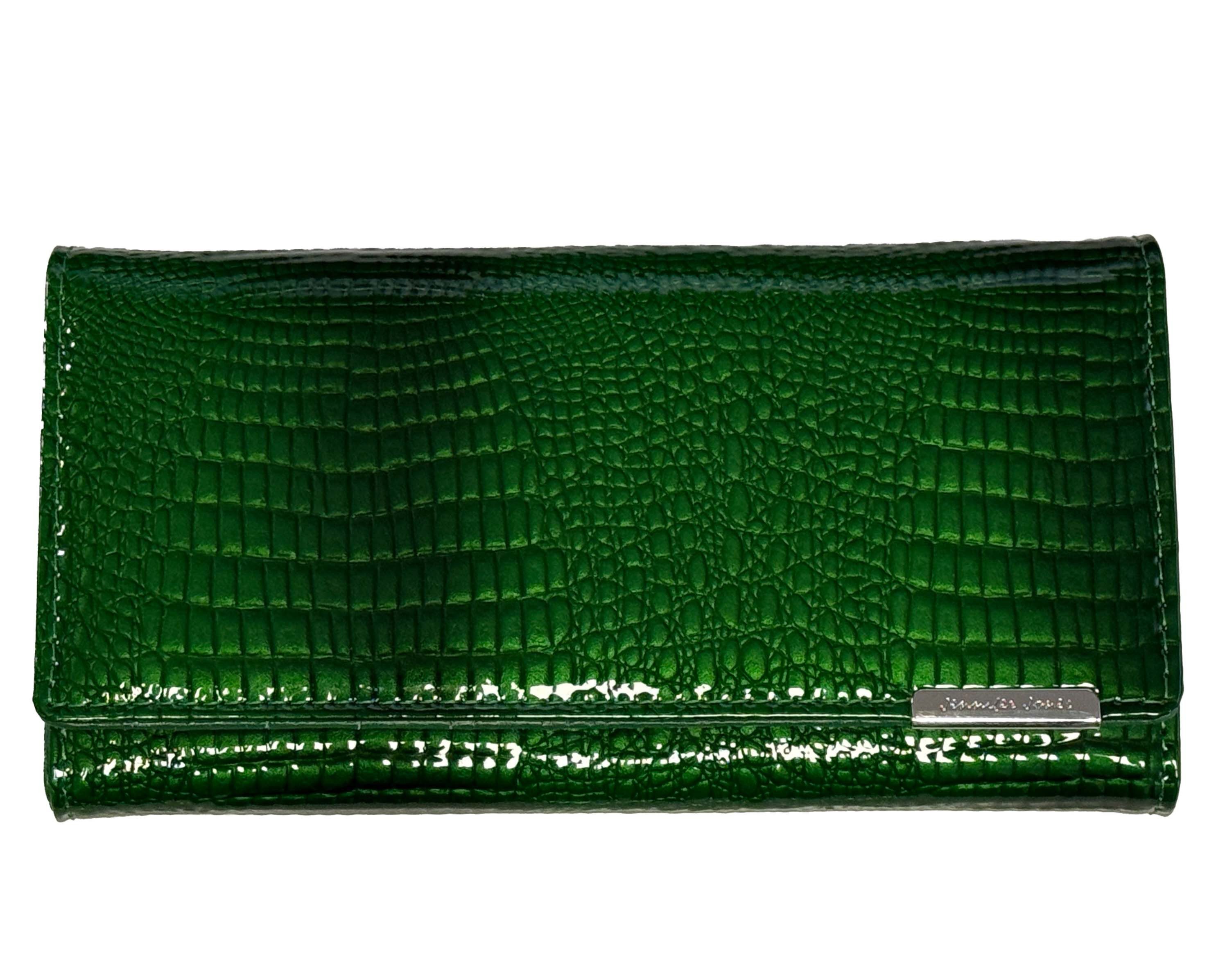 Jennifer Jones Bügelbörse Damen-RFID-Kroko-Design