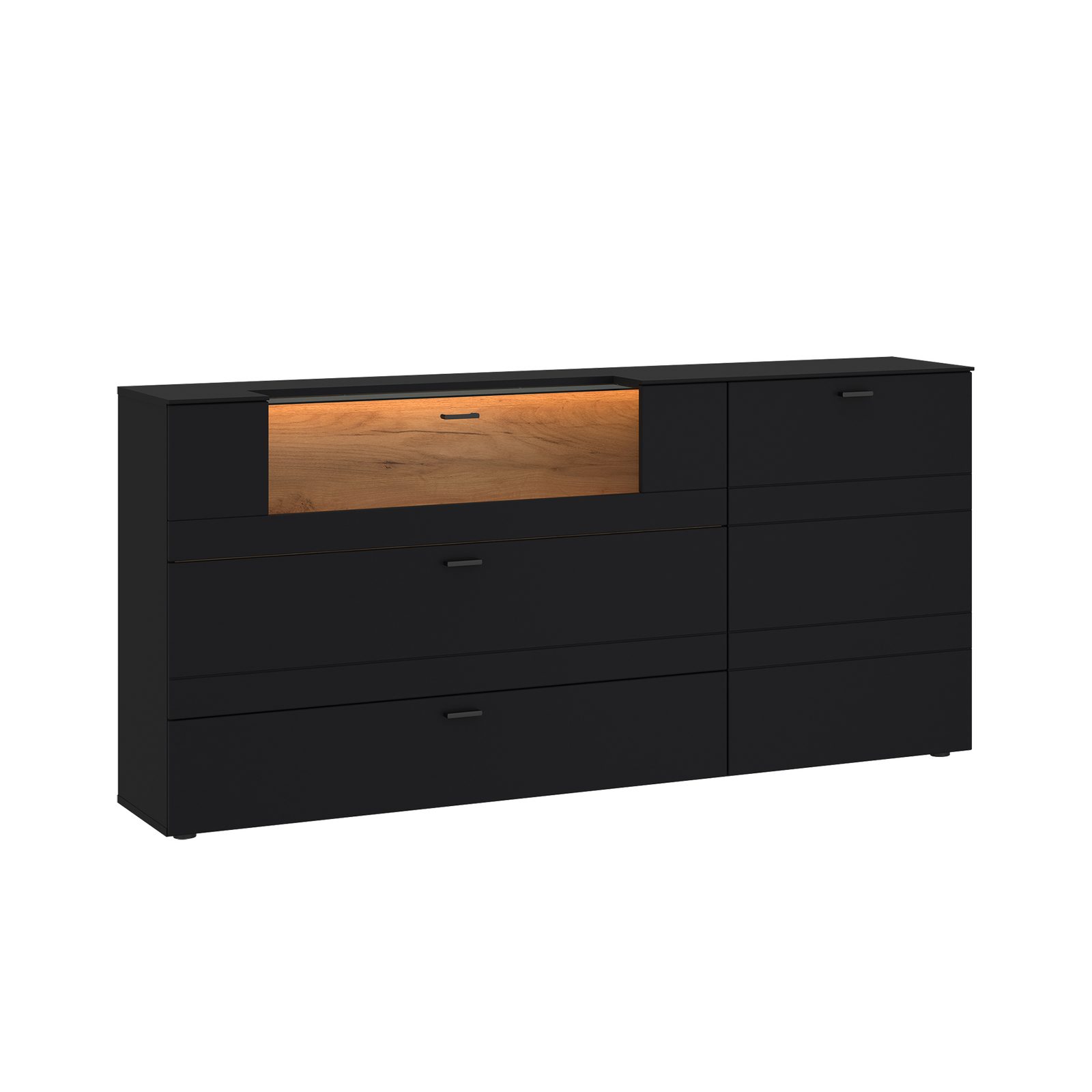 KAWOO Sideboard JACKY, mit Beleuchtung