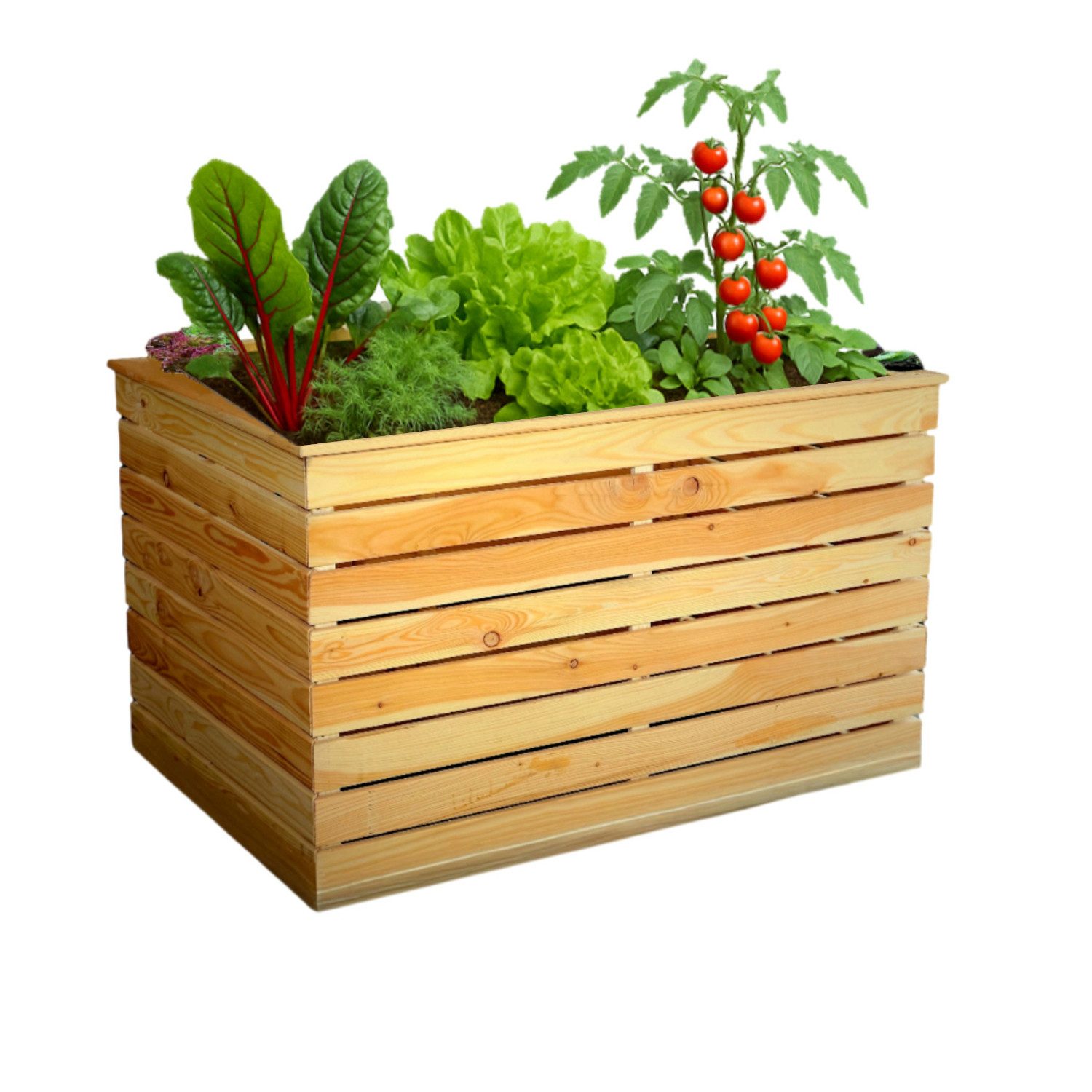 Gartenfachmarkt24 Hochbeet Holzhochbeet / Kräuterbeet "Lara", aus Lärche