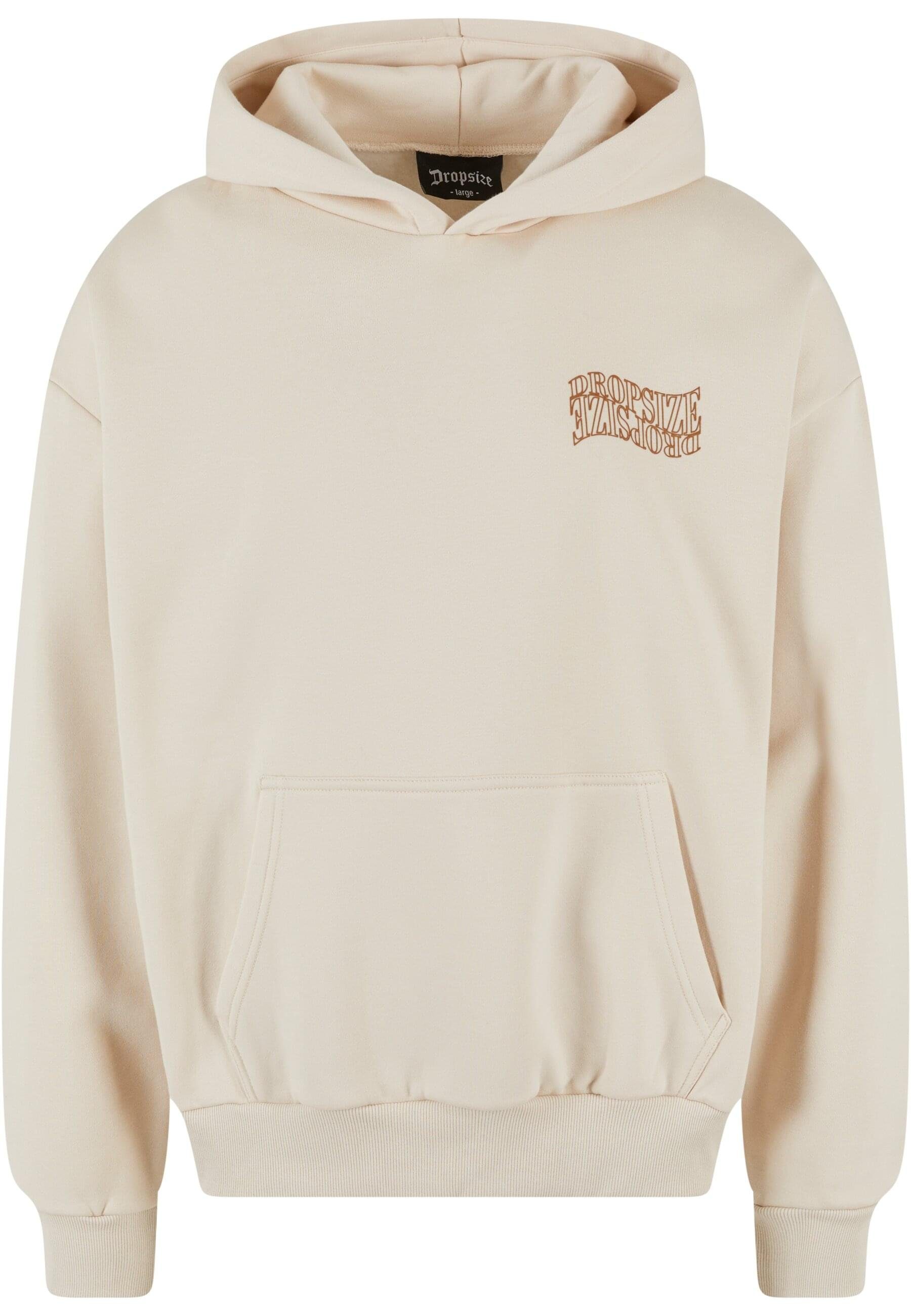 Dropsize Kapuzensweatshirt Dropsize Herren Heavy Oversize Mirrored Logo Hoodie (1-tlg)