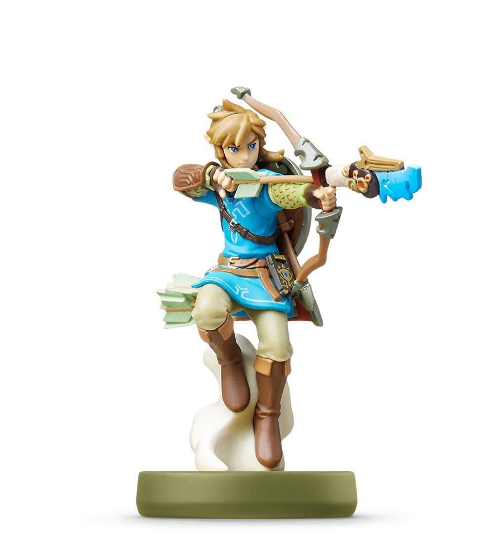 Nintendo Sammelfigur amiibo Link Archer Legend of Zelda Breath of the Wild Bogen Wii U 3DS (digitale Inhalte), NFC