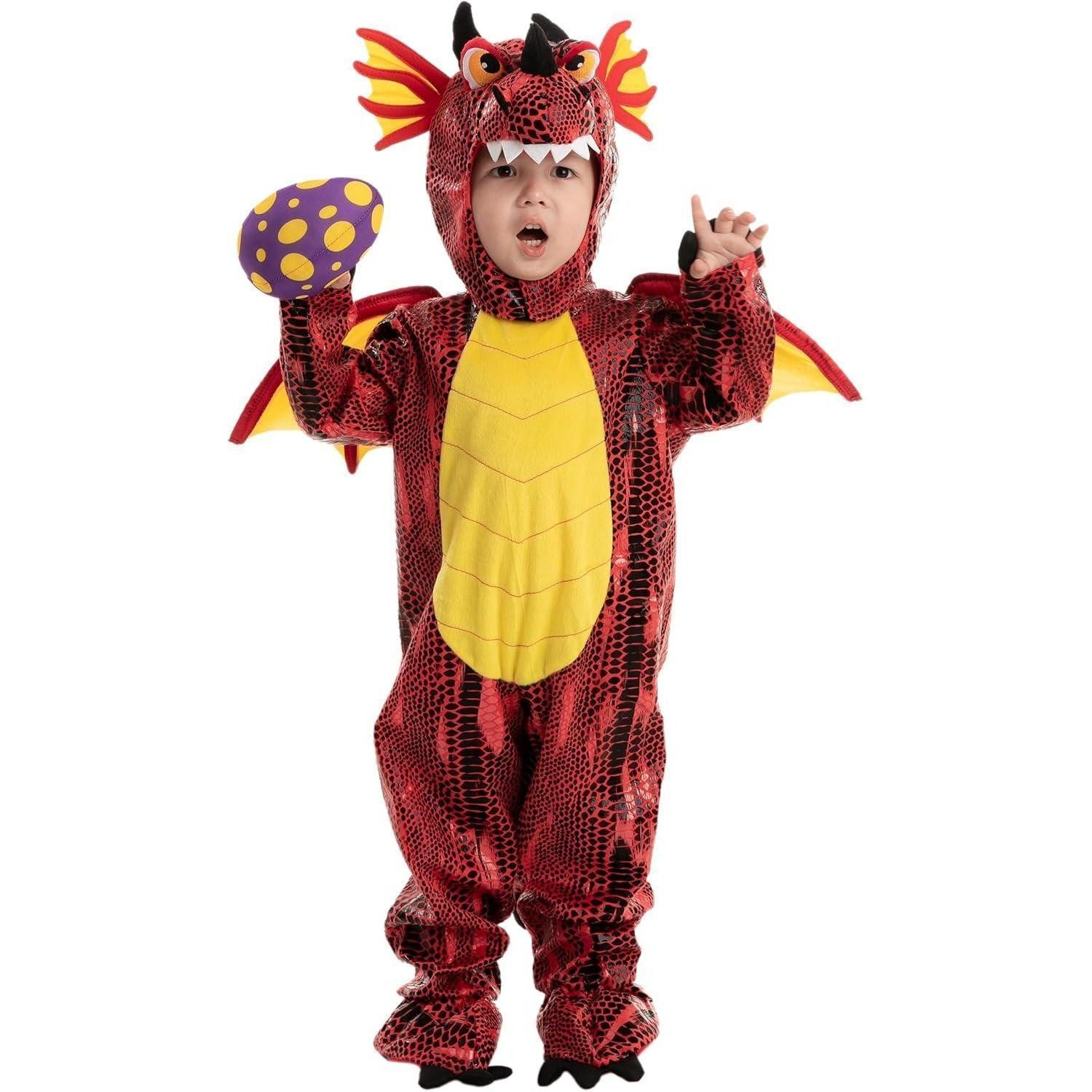 LuxusKollektion Maskottchen-Kostüm Drachenkostüm mit Flügeln Rot