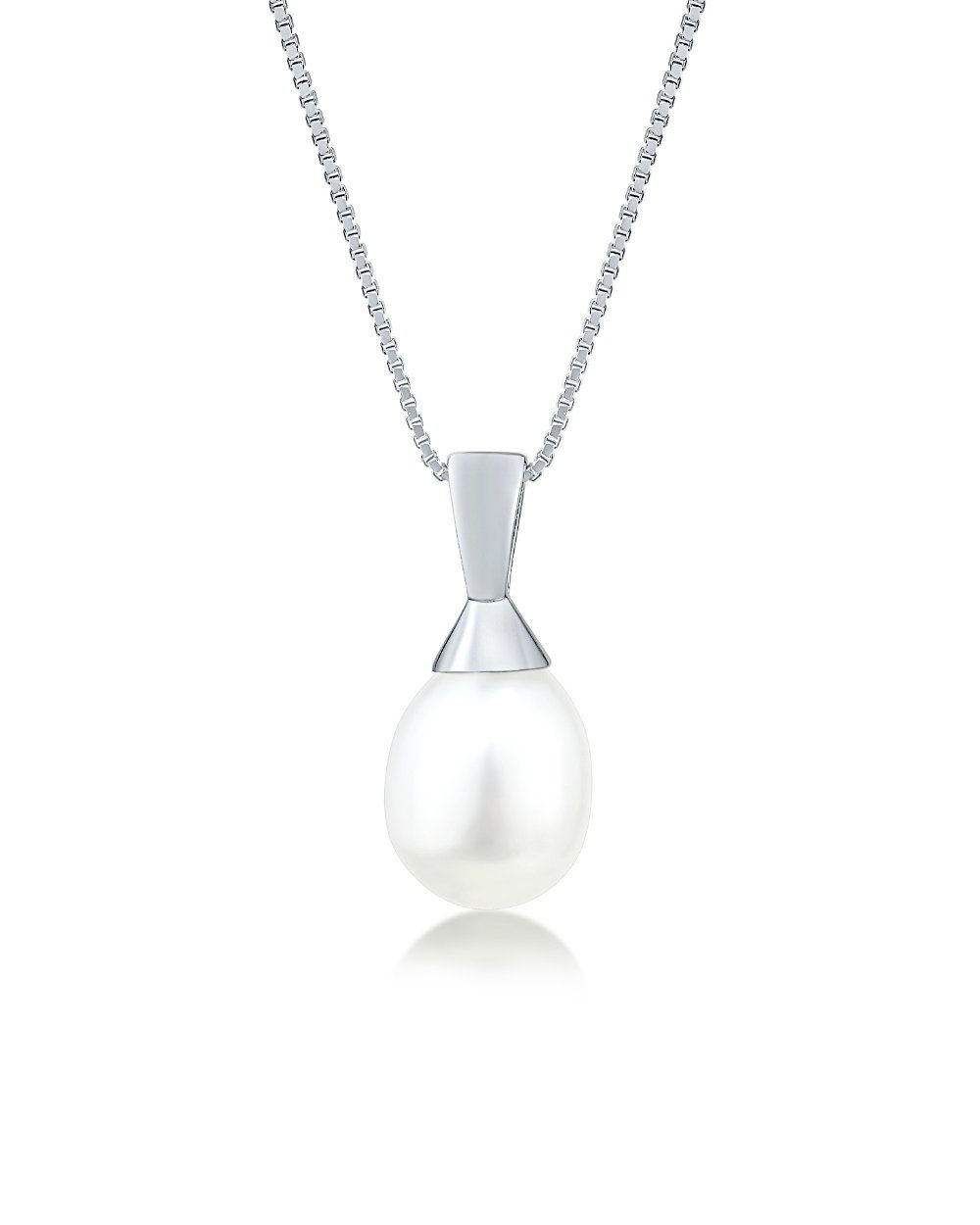 DANIEL CLIFFORD Perlenkette 'Maggie' Damen Halskette Silber 925 mit Perlen- günstig online kaufen