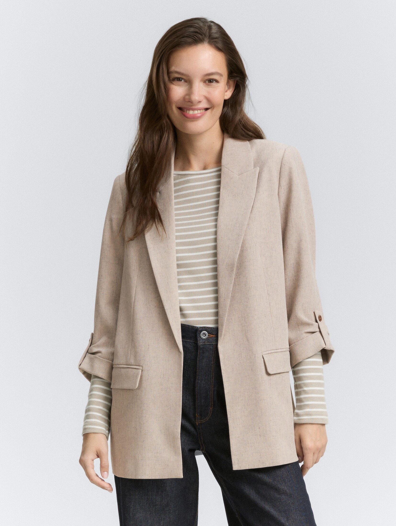 TOM TAILOR Jackenblazer Blazer Loose Fit Blazer günstig online kaufen