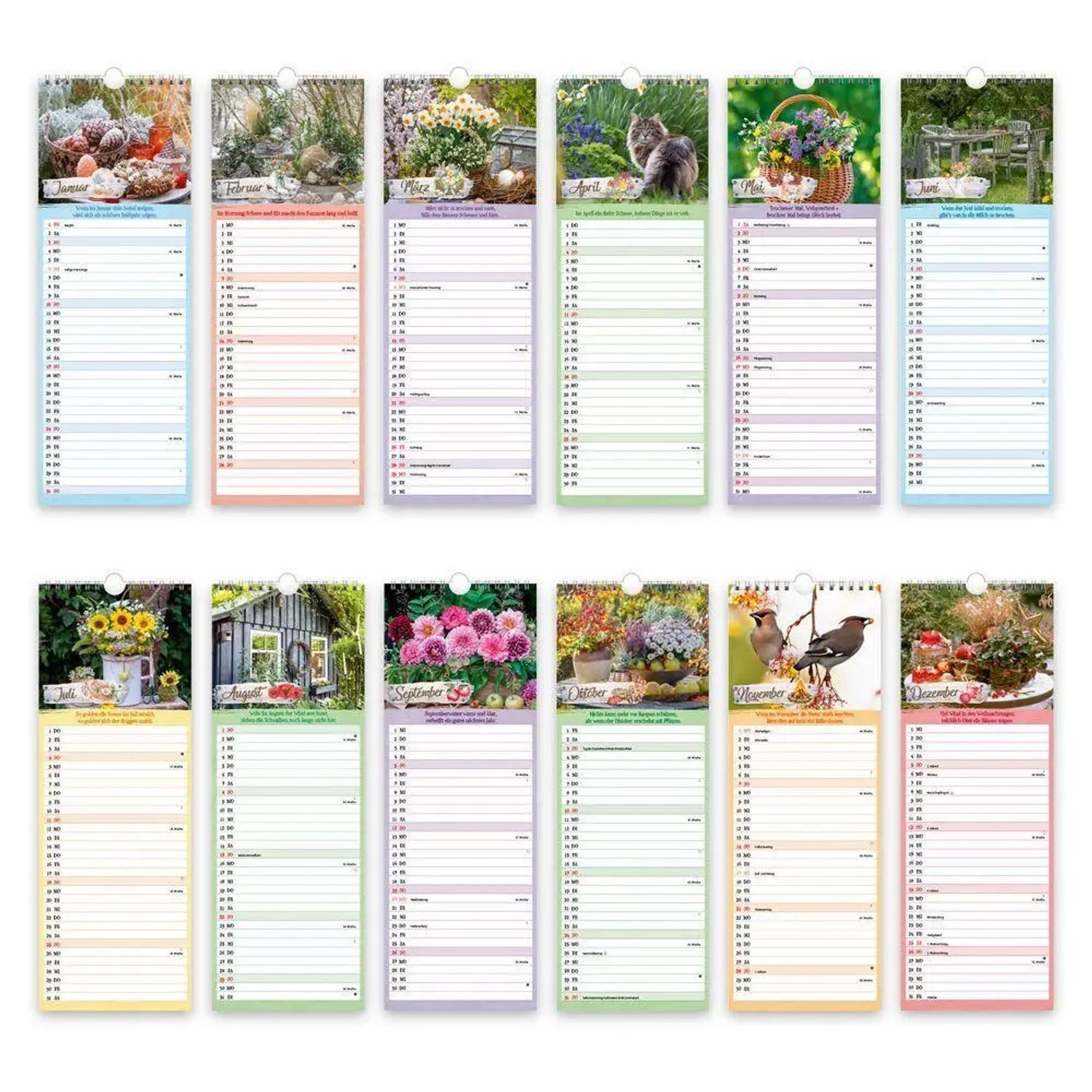 Trötsch Verlag Wandkalender TRÖTSCH - Maxi-Streifenkalender Landliebe 2027 – Bild 5 von 5