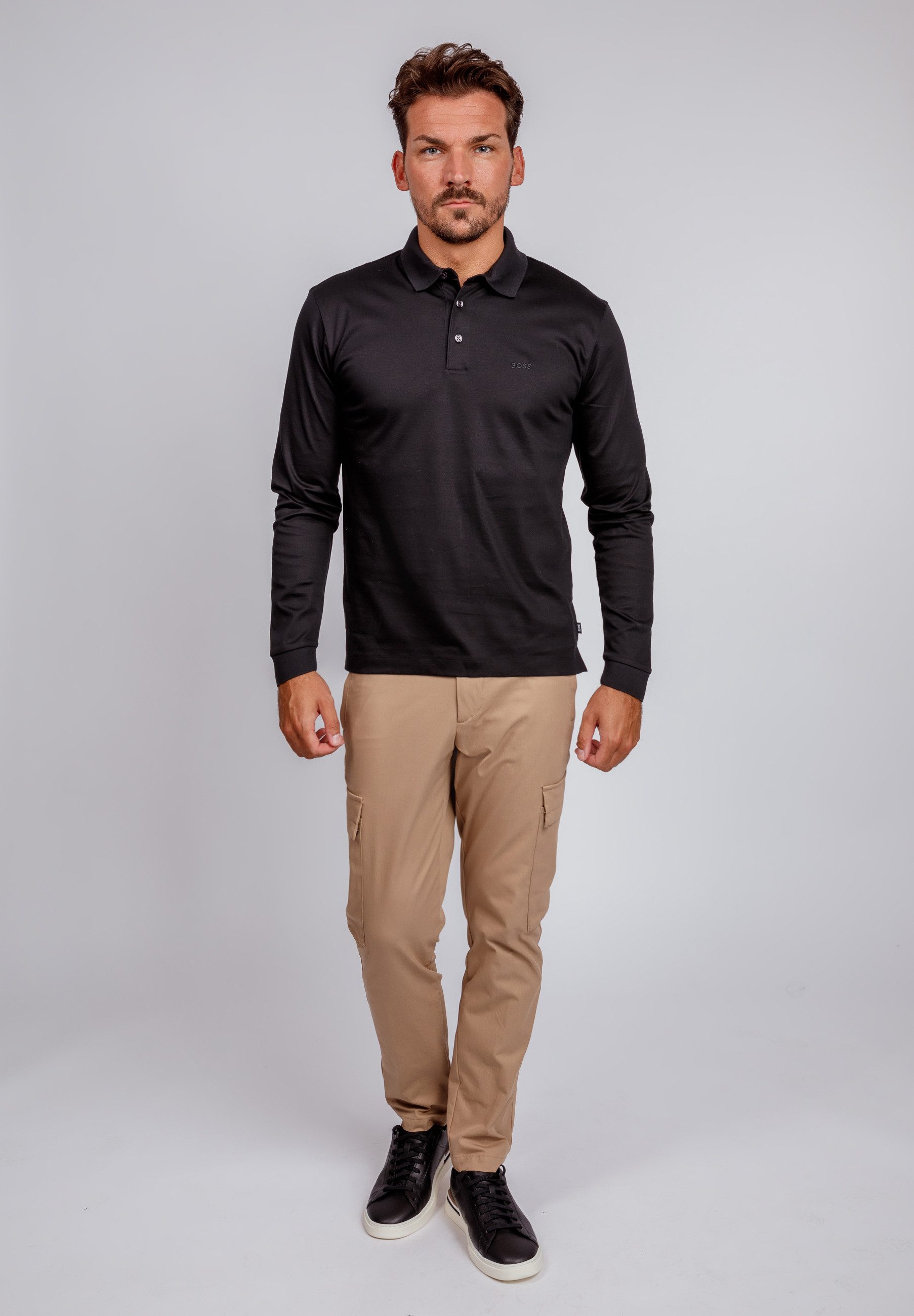 BOSS Poloshirt Pado mit Logo (1-tlg)