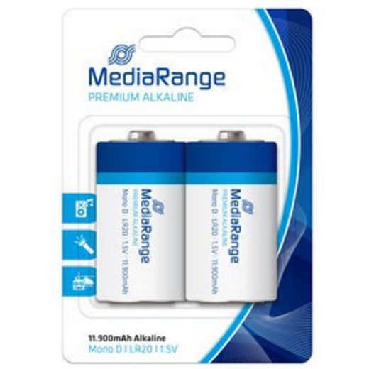 Mediarange »MediaRange Premium Alkaline Batterie Mono D« Batterie