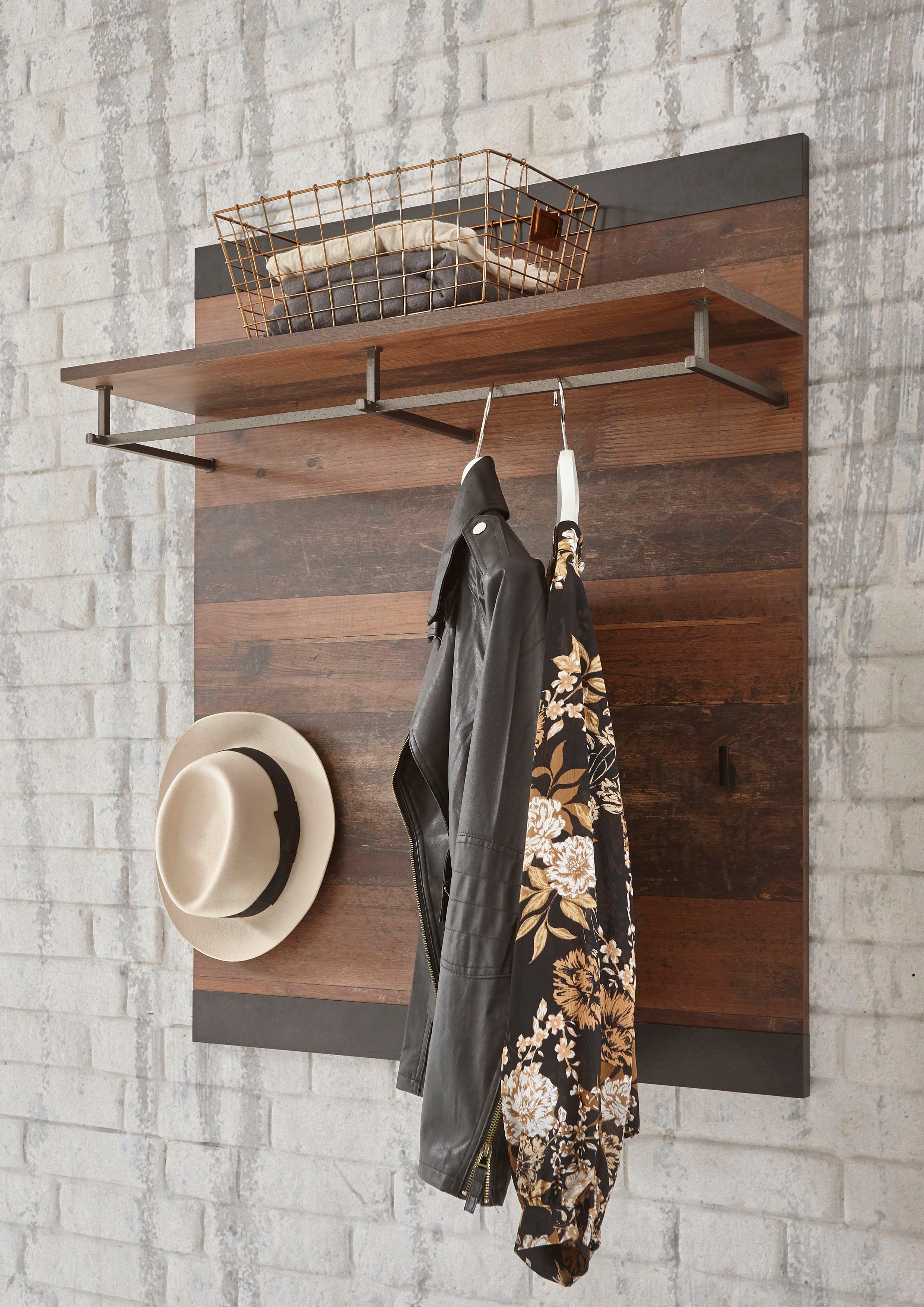 Home affaire Garderobenpaneel Brooklyn, Breite ca. 80 cm günstig online kaufen