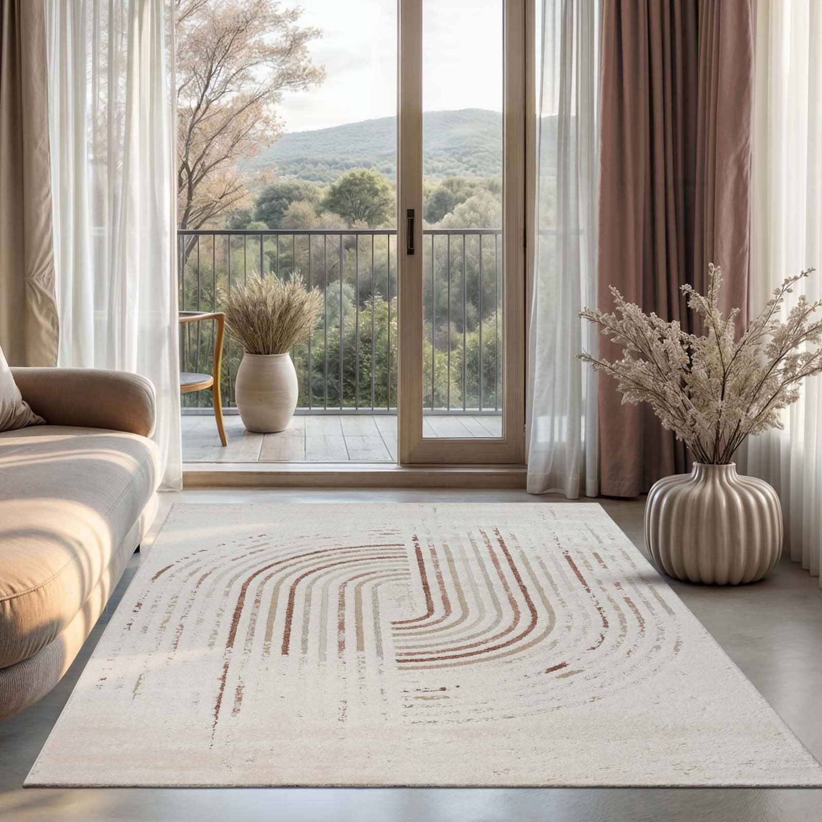 TaraCarpet Teppich Emilia Creativ Vintage Pastellfarben Wohnzimmer Schlafzi günstig online kaufen