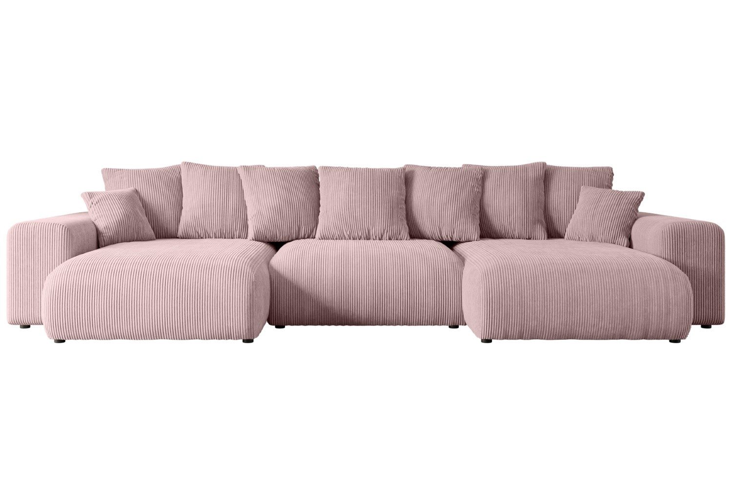 ALTDECOR Wohnlandschaft ESKAR-U, Couch mit Schlaffunktion, Wohnzimmer - Wohnlandschaft, Corner Sofa Bett Eckcouch Couch L-Form Schlafcouch Ausziehbar