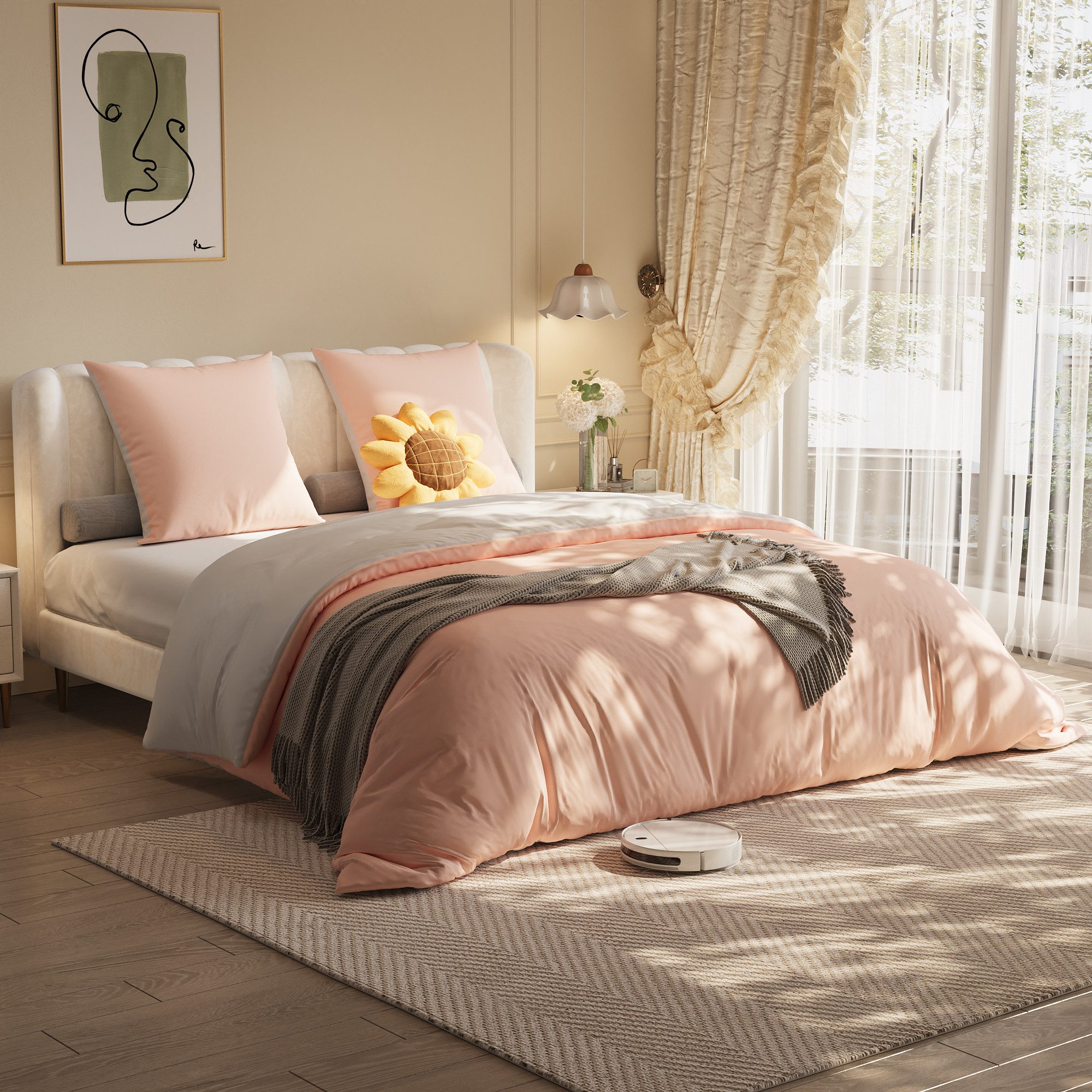 Gdood Polsterbett Stauraumbett Doppelbett, Chesterfield Steppung günstig online kaufen