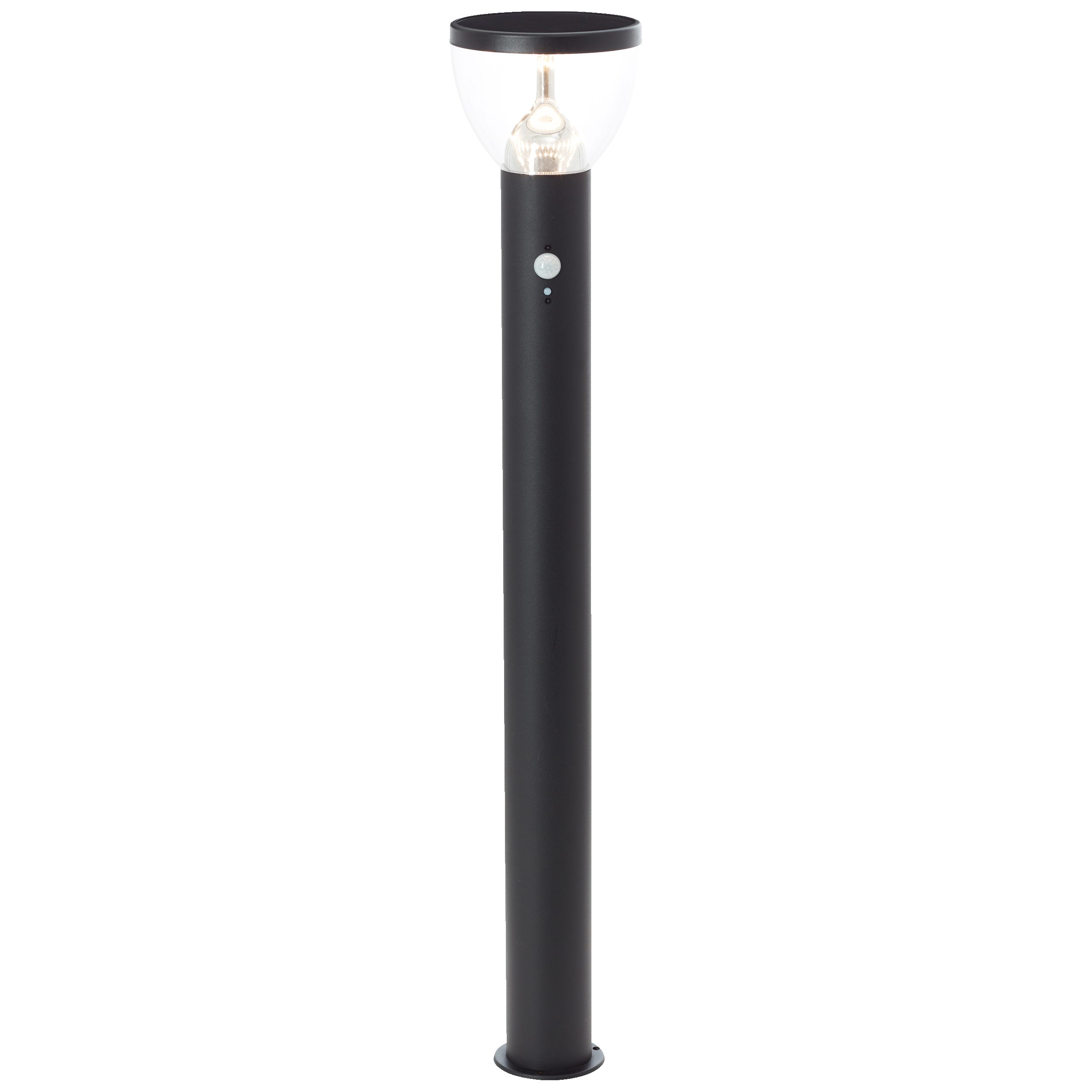 Lightbox Außen-Stehlampe, Bewegungsmelder, LED fest integriert, Warmweiß, LED Außenstehlampe, Solar, Bewegungsmelder, 92 cm, 3 W, 430 lm, 3000 K