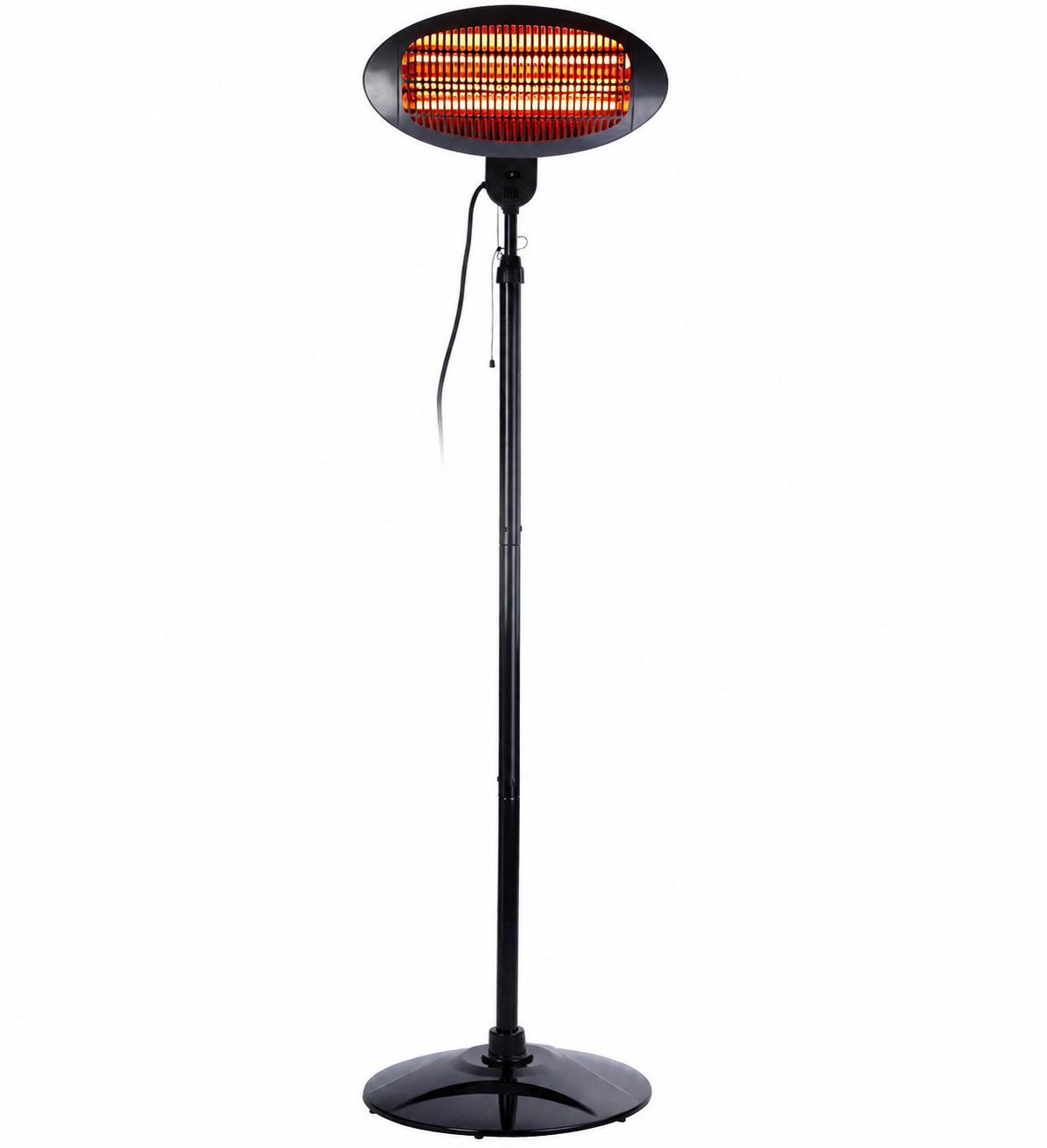 matrasa Heizstrahler mit Standfuß - Elektro Terrassenheizung Infrarot - 2000 W Freistehend, 2000 W