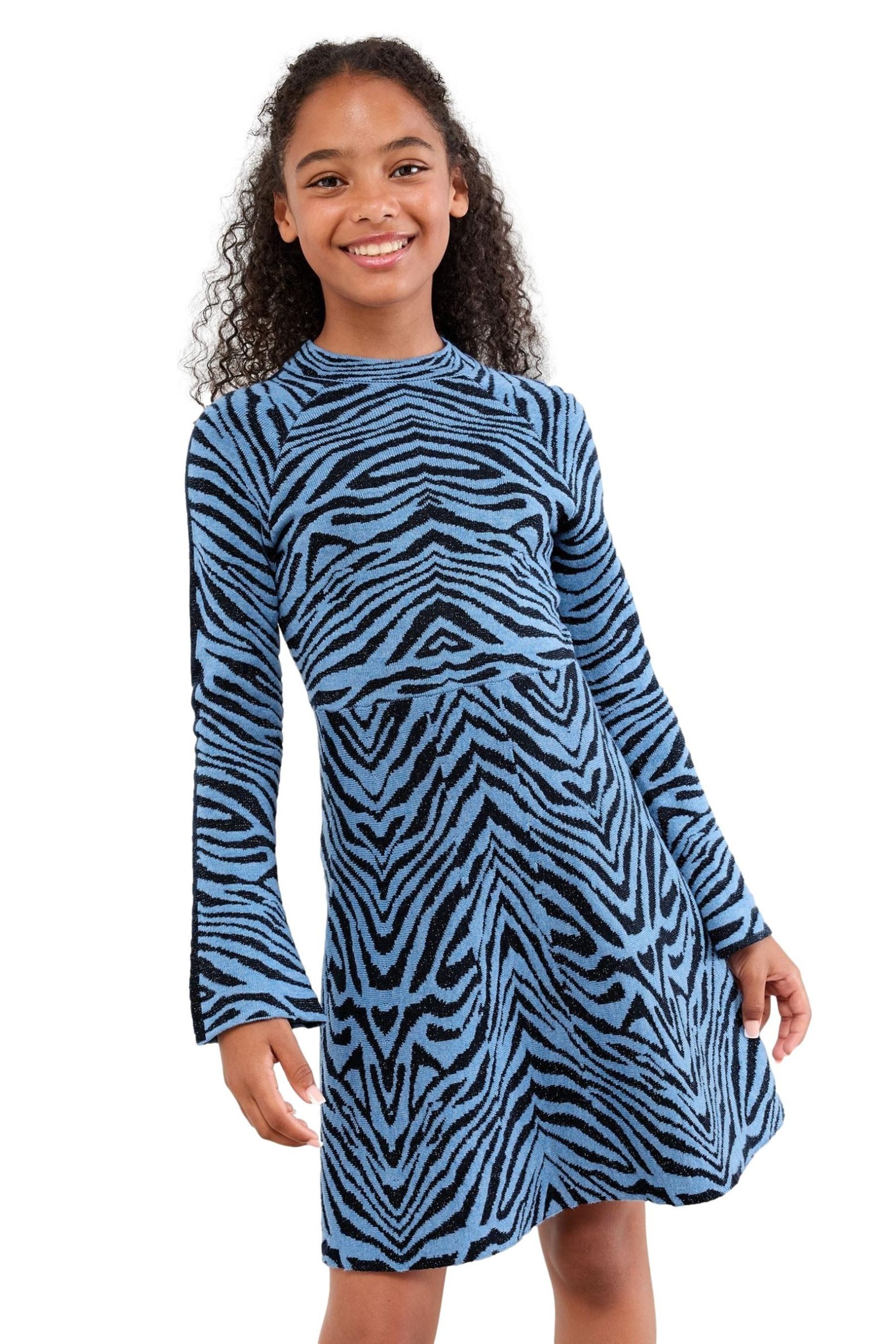 Strickkleid Lipsy Zebra-Strickkleid