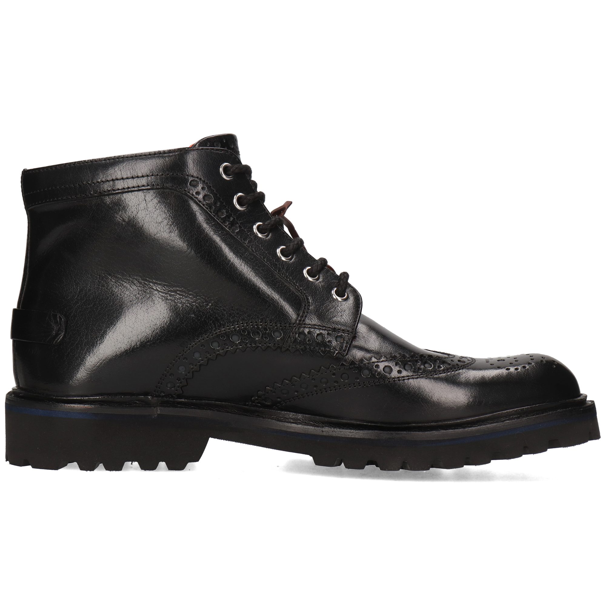 Melvin & Hamilton Pierce 21 Leder-Schnürstiefeletten für Herren Stiefelette Flache Absätze, Echtes Leder