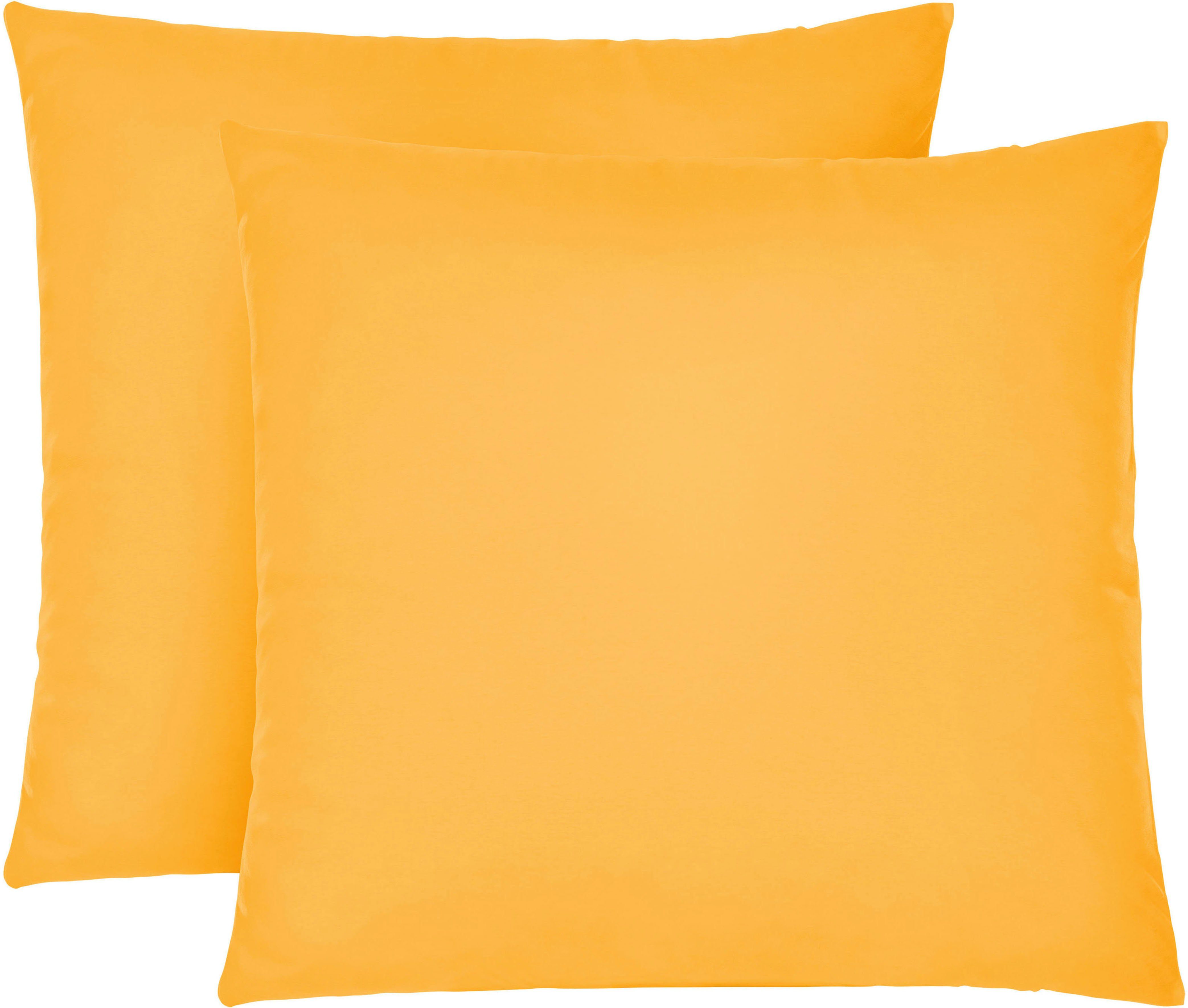 Biberna Kissenbezug Michi Feinjersey mit Reißverschluss, (2 Stück), verschi günstig online kaufen