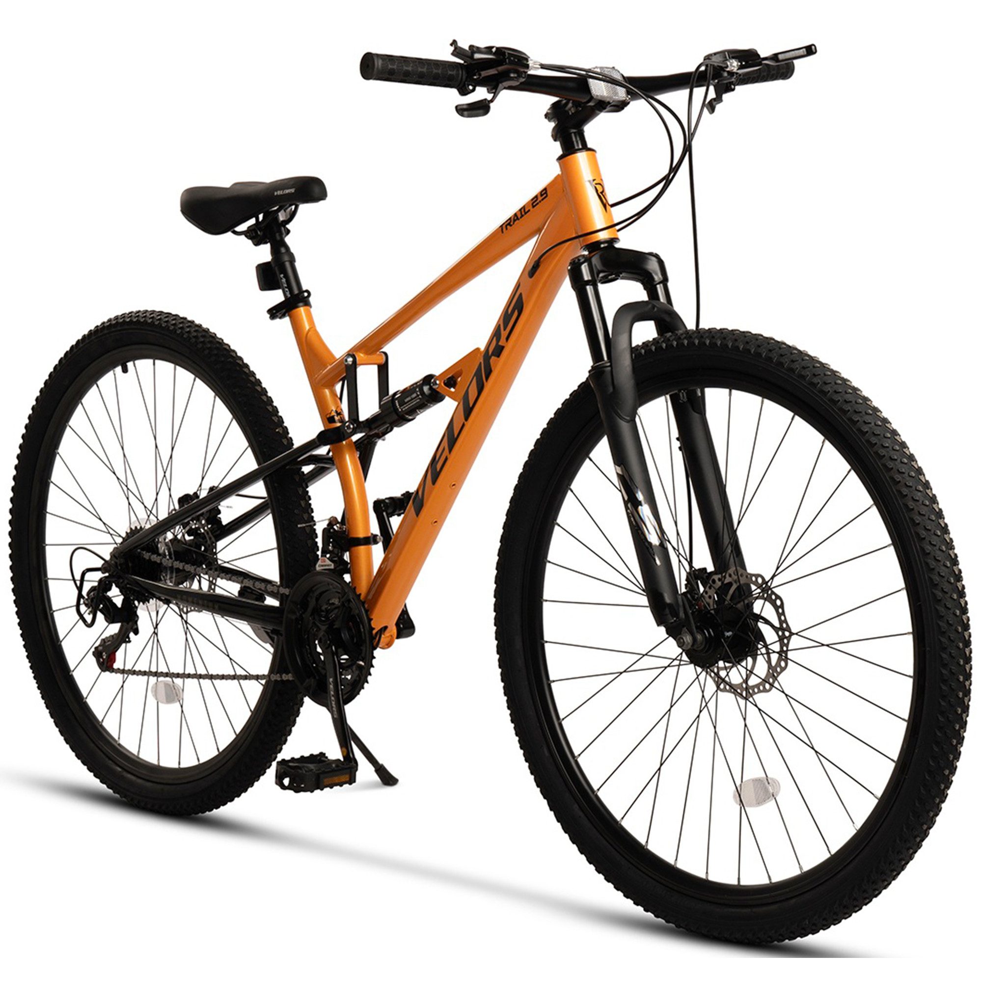 Velors Mountainbike 29 Zoll Fahrrad für Herren Damen Jungen, 21 Gang Shimano Tourney Schaltwerk, mechanische Scheibenbremse Fully MTB Fahrrad Bike für Damen Herren
